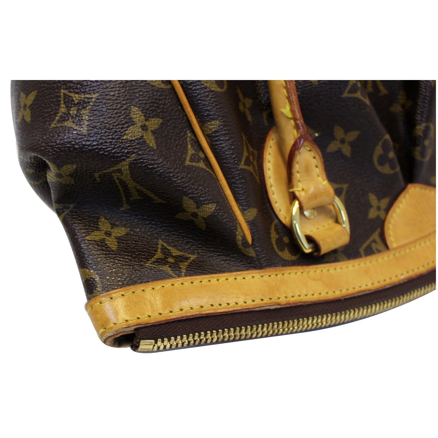 LOUIS VUITTON Tivoli PM Monogram Canvas Satchel Bag Brown - 20% OFF