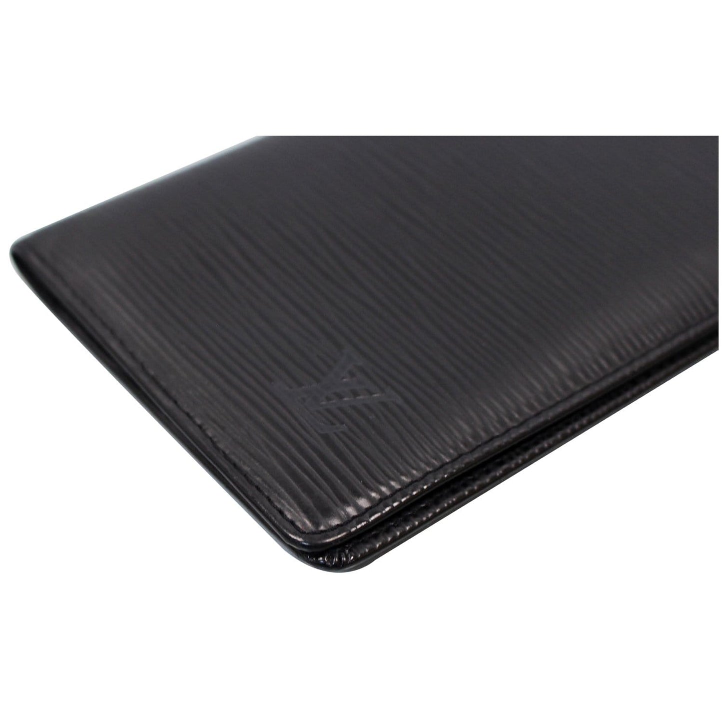 LOUIS VUITTON Brazza Long Epi Wallet Black