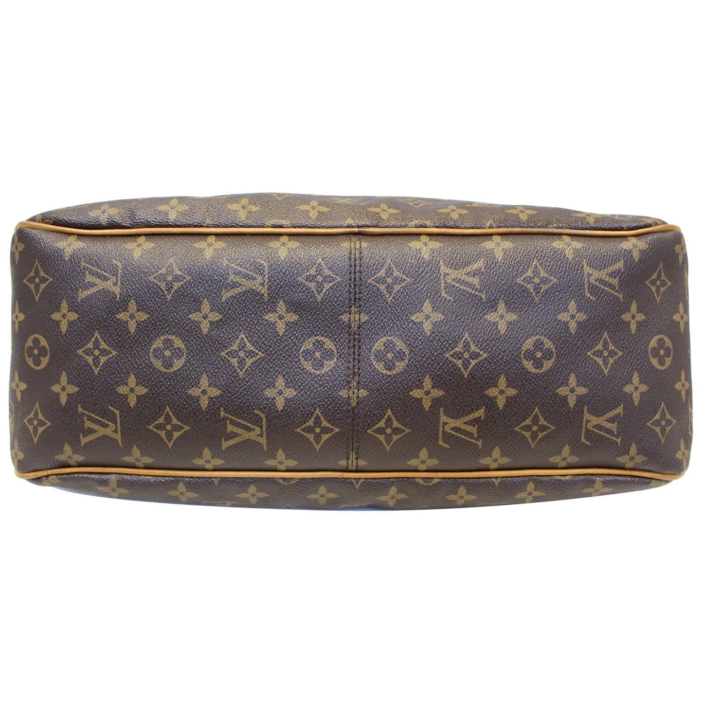 LOUIS VUITTON Delightful MM Monogram Canvas Shoulder Bag Brown