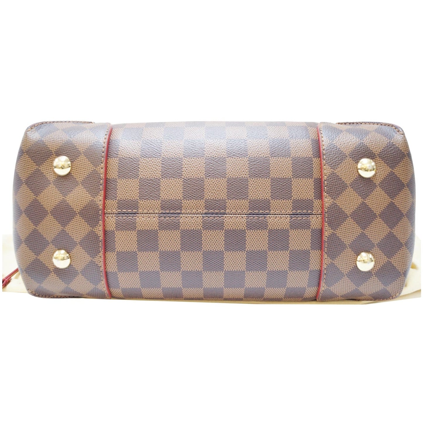 LOUIS VUITTON Caissa Damier Ebene Hobo Bag Brown