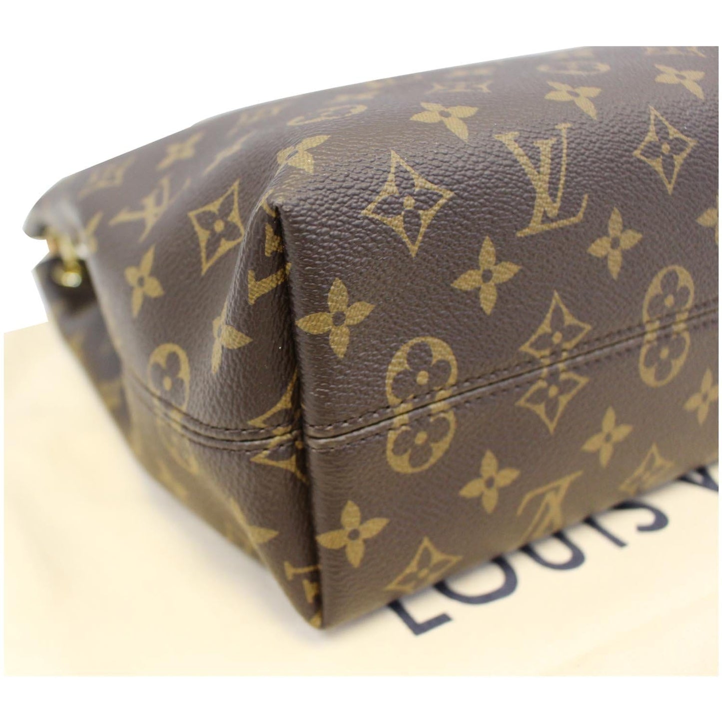 LOUIS VUITTON Graceful PM Monogram Canvas Shoulder Bag Brown