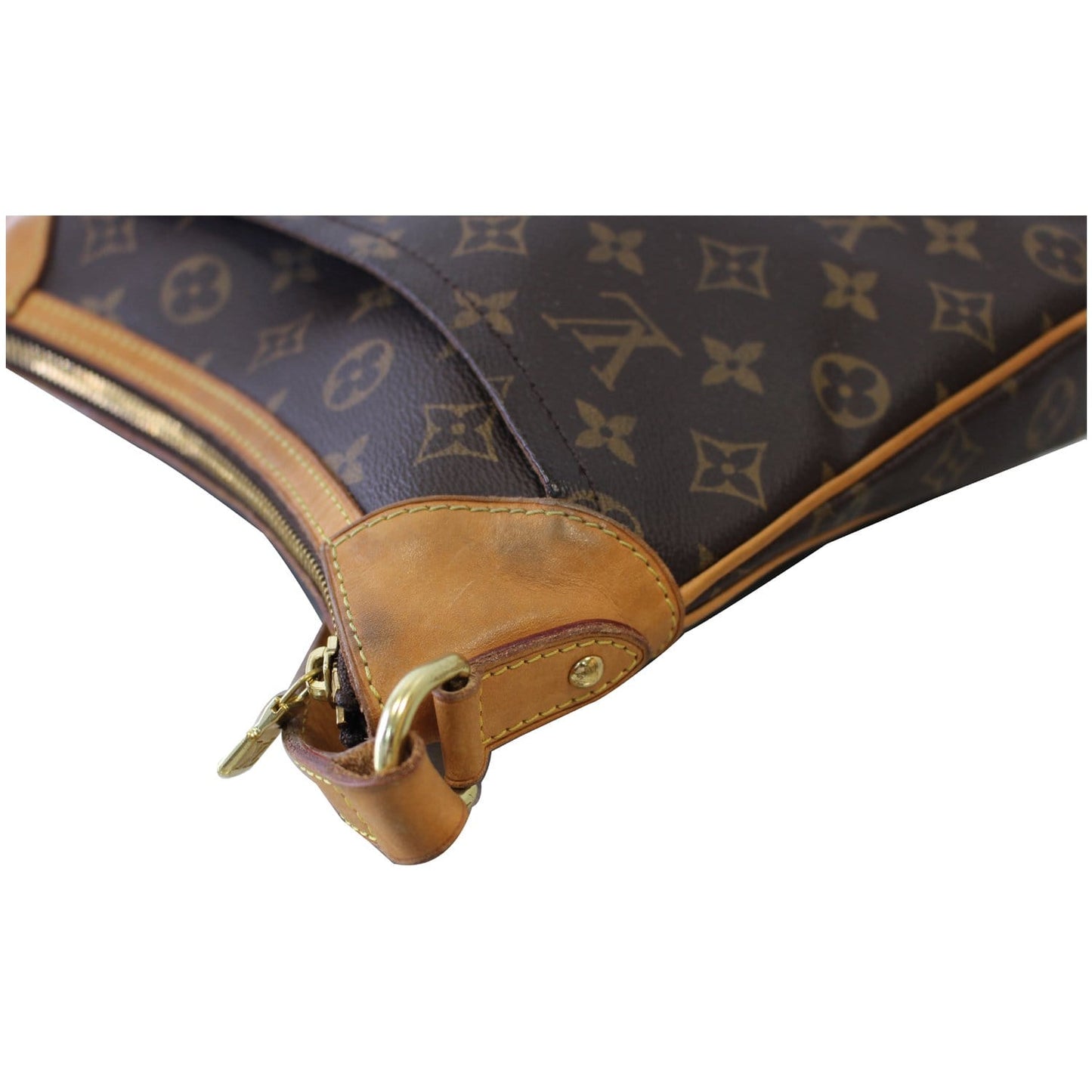 LOUIS VUITTON Odeon PM Monogram Canvas Shoulder Crossbody Bag Brown