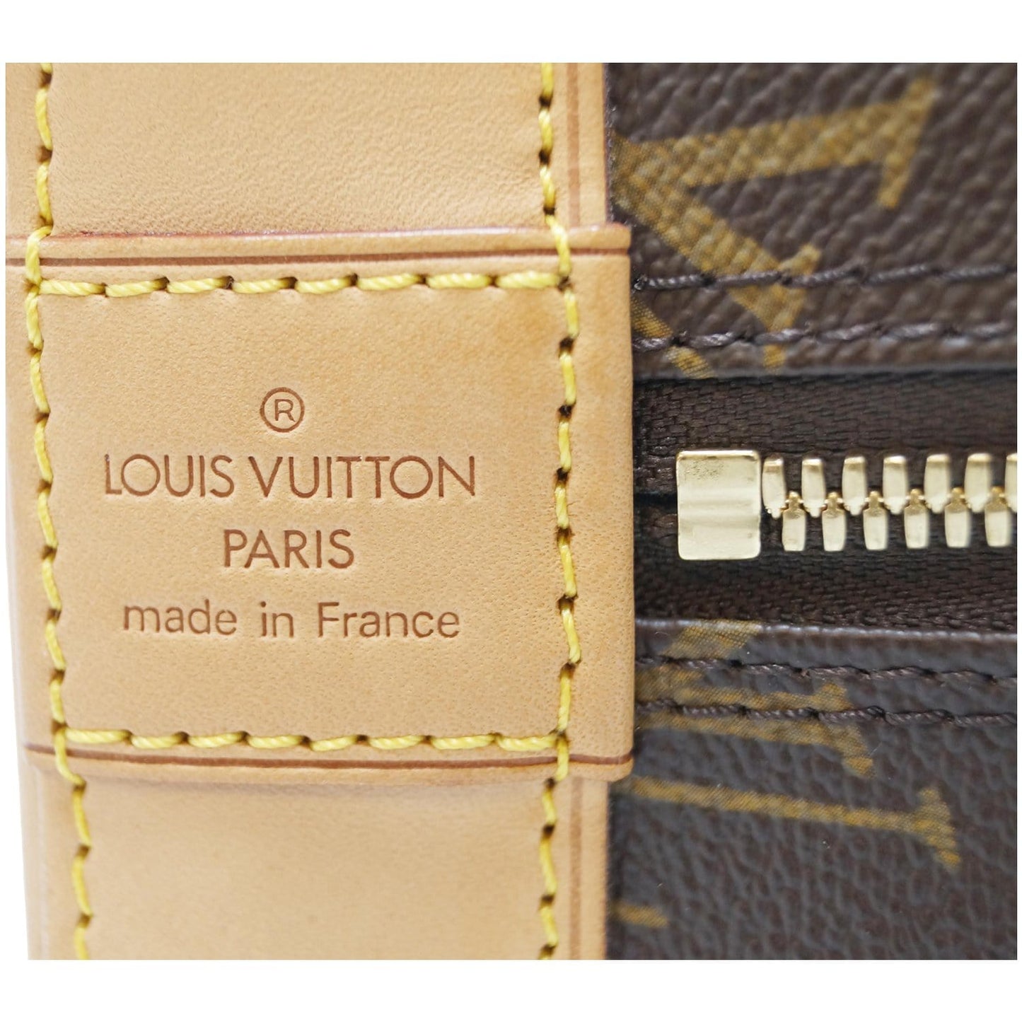 Louis Vuitton Alma GM NM Monogram Canvas Satchel Bag