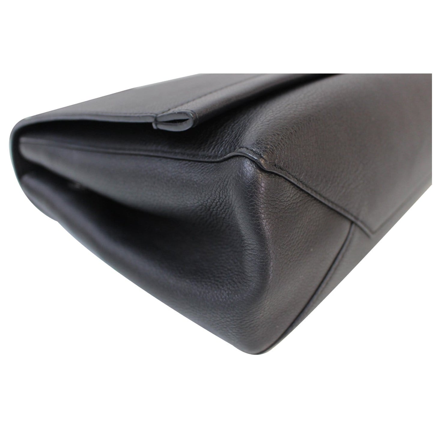 LOUIS VUITTON Lockme II Calfskin Leather Shoulder Bag Black