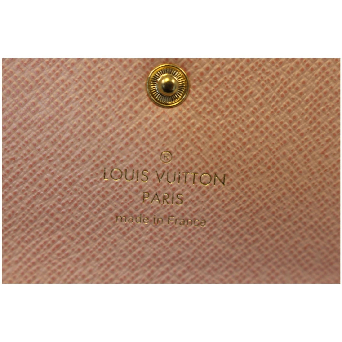 LOUIS VUITTON Monogram Canvas 6 Key Holder Rose Ballerine