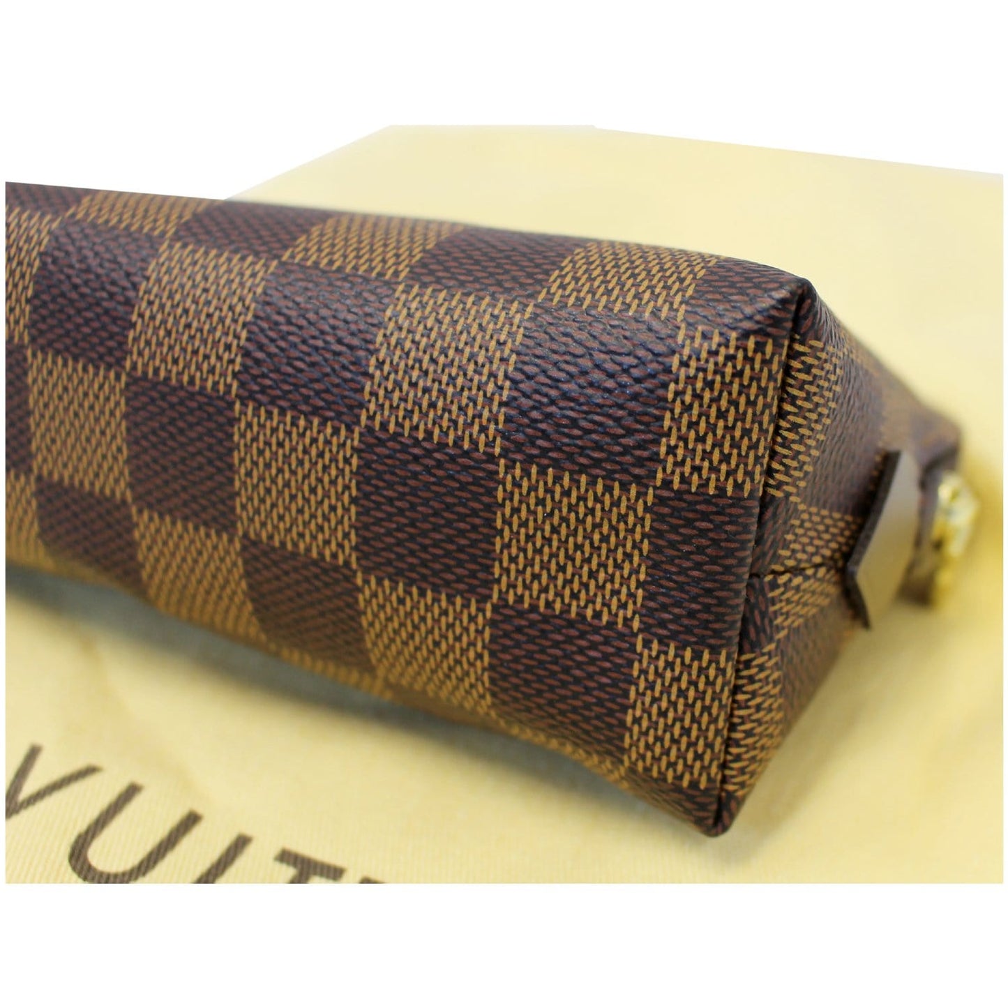 LOUIS VUITTON Damier Ebene Pochette Cosmetic Pouch