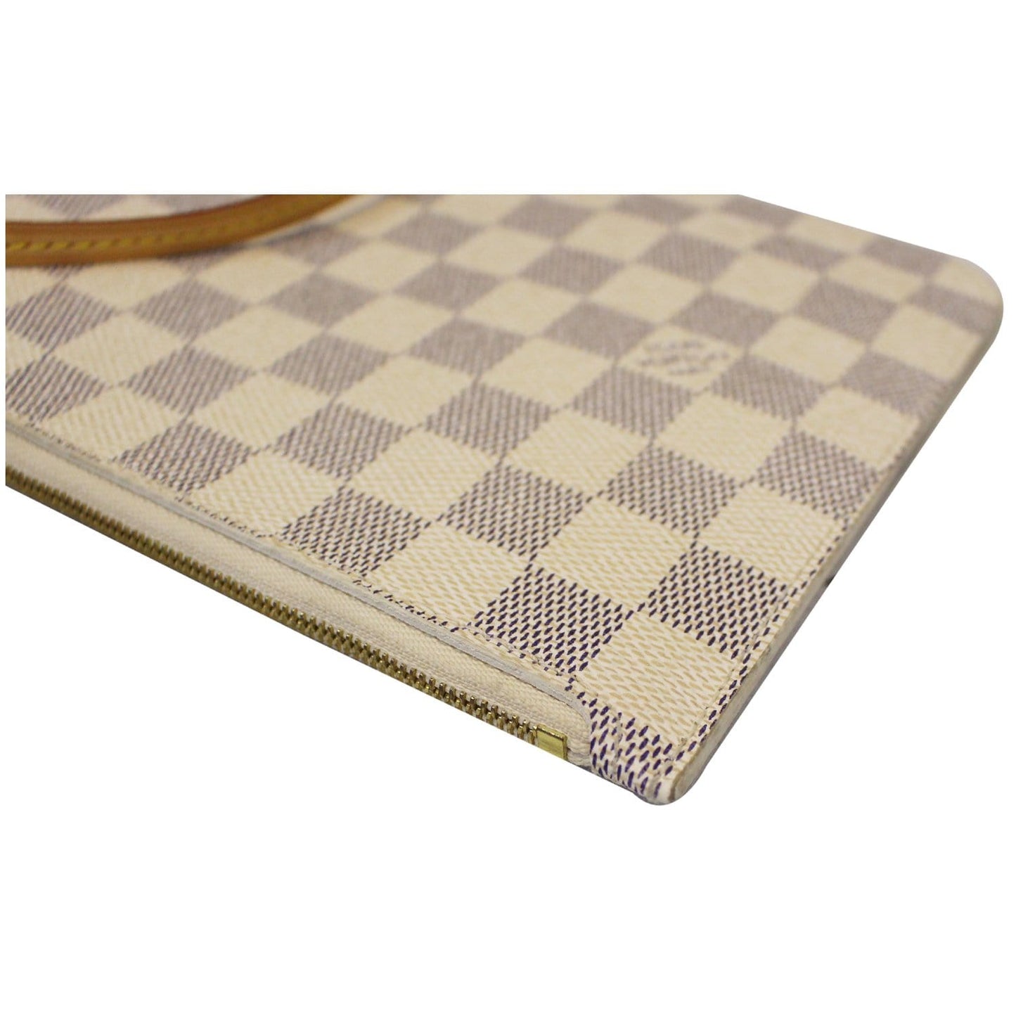 LOUIS VUITTON Pochette Wristlet Pouch Damier Azur Neverfull