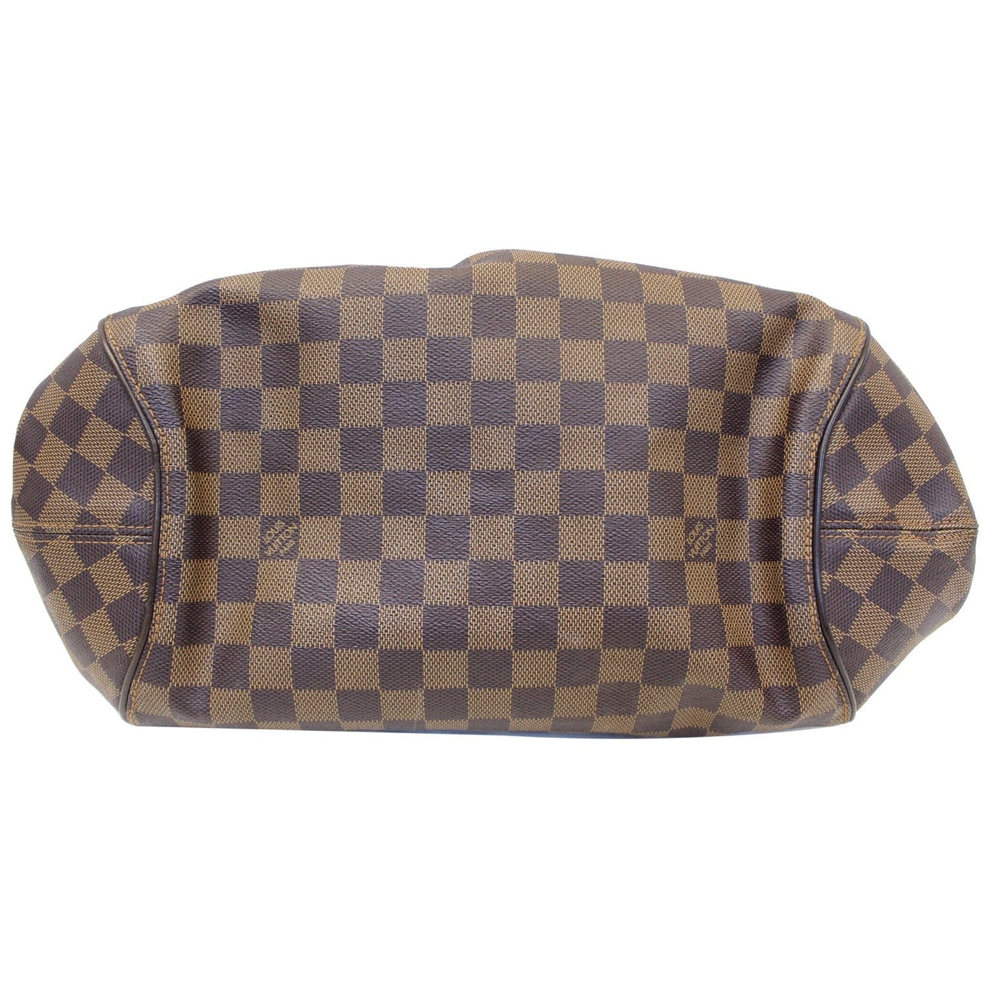 LOUIS VUITTON Sistina GM Damier Ebene Shoulder Handbag Brown