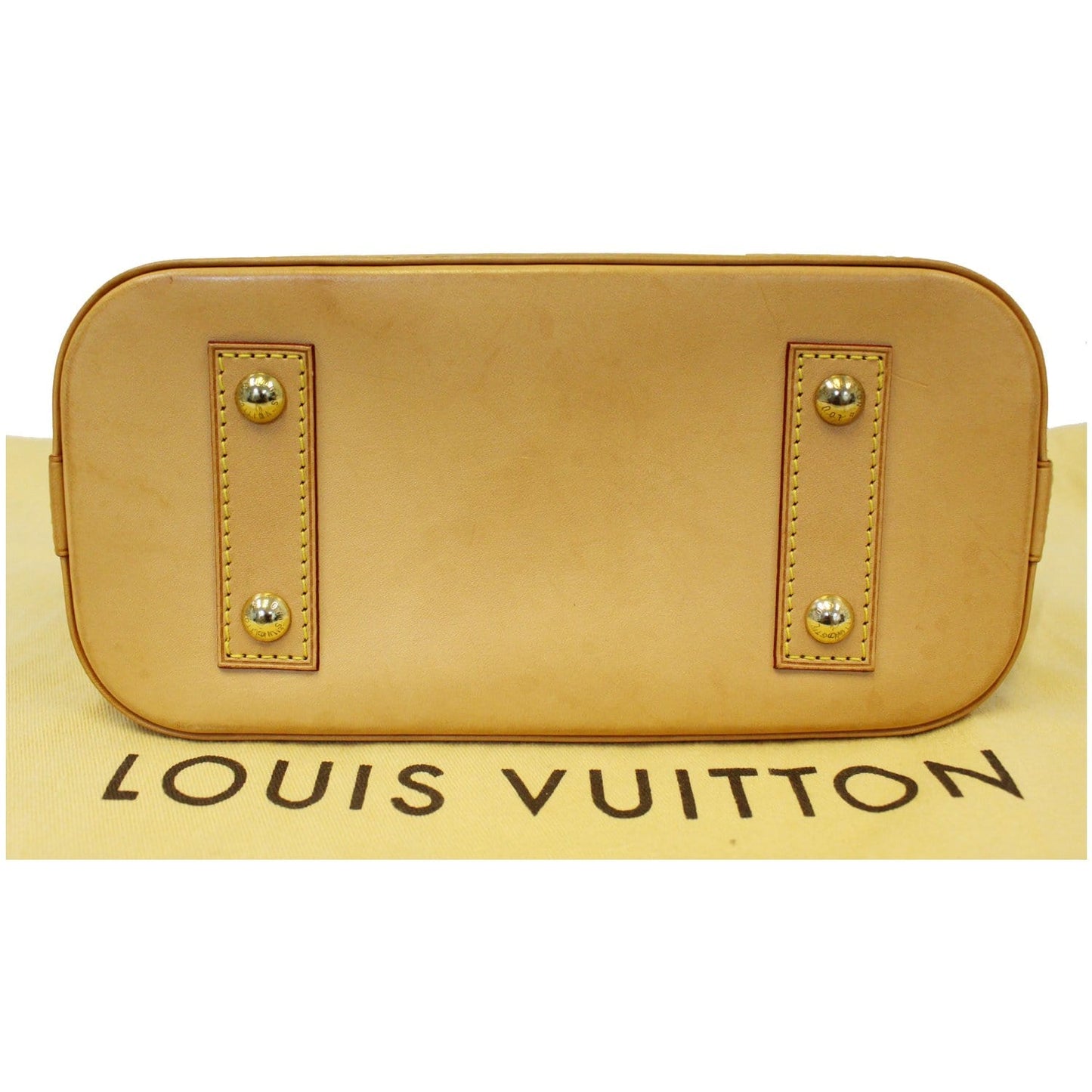 LOUIS VUITTON Alma BB Monogram Canvas Satchel Crossbody Bag