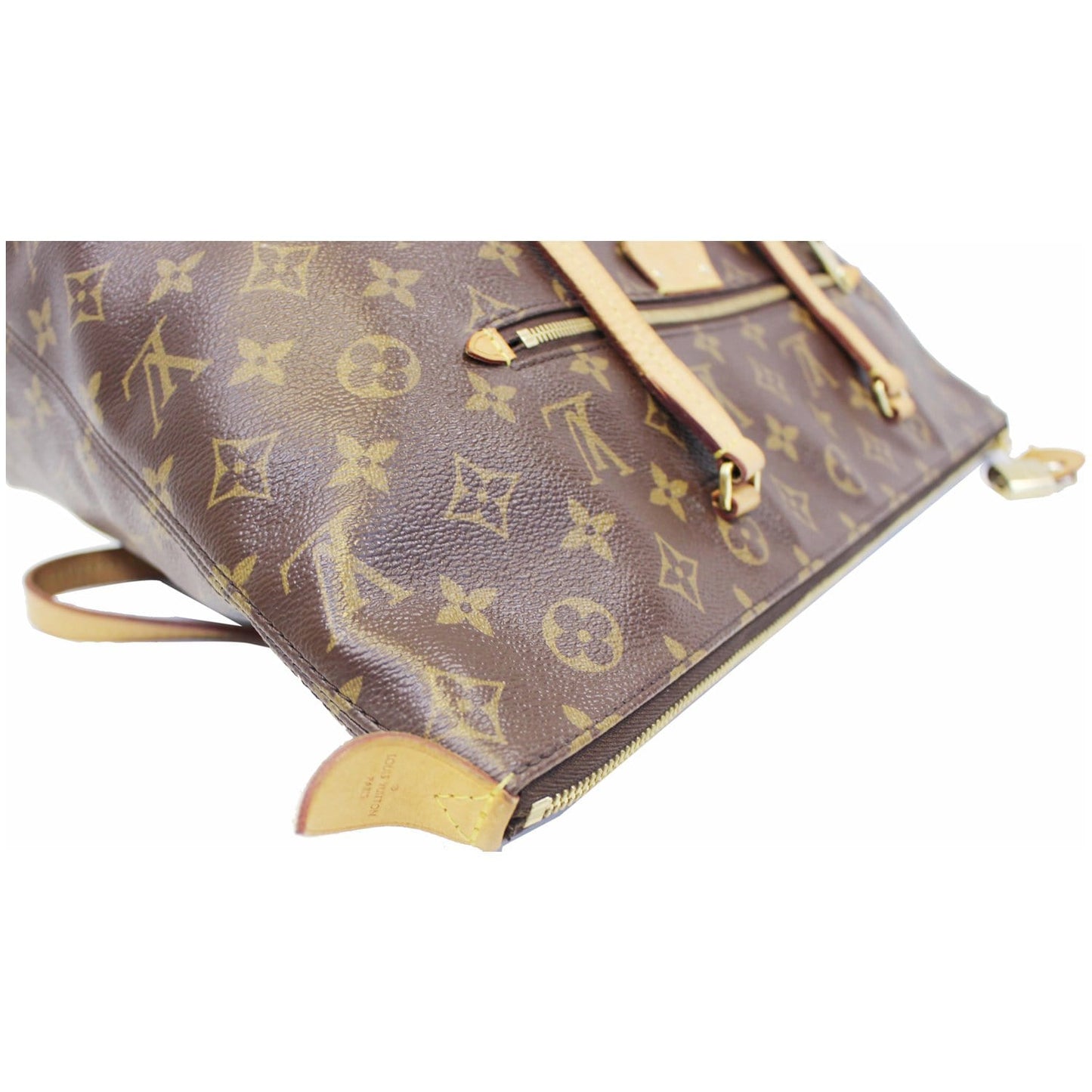 LOUIS VUITTON Iena MM Monogram Canvas Shoulder Bag Brown
