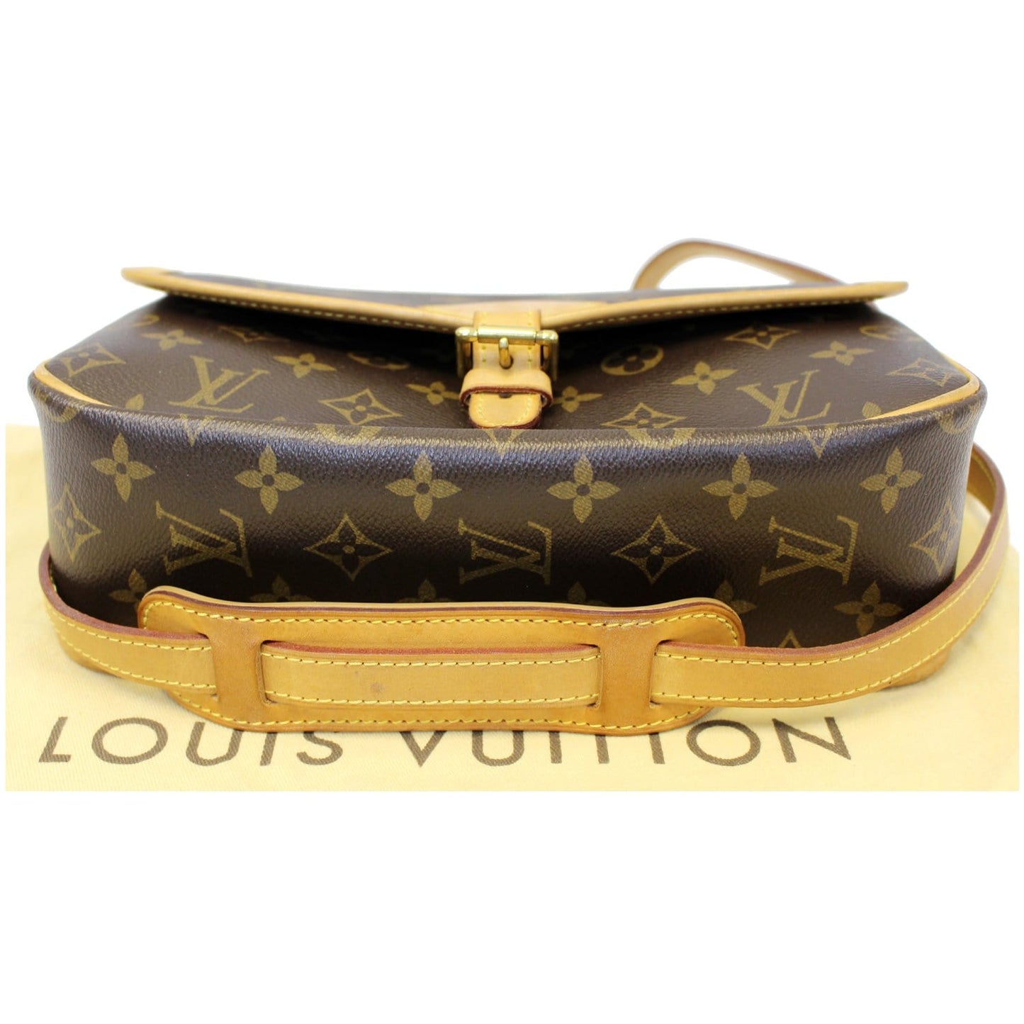 LOUIS VUITTON Sologne Monogram Canvas Shoulder Crossbody Bag Brown