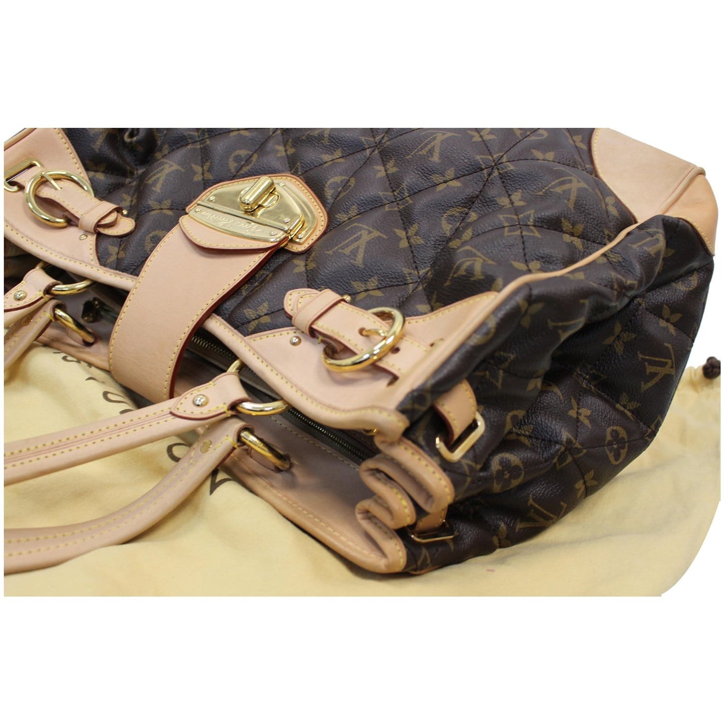 LOUIS VUITTON Etoile Shopper Monogram Canvas Shoulder Bag Brown
