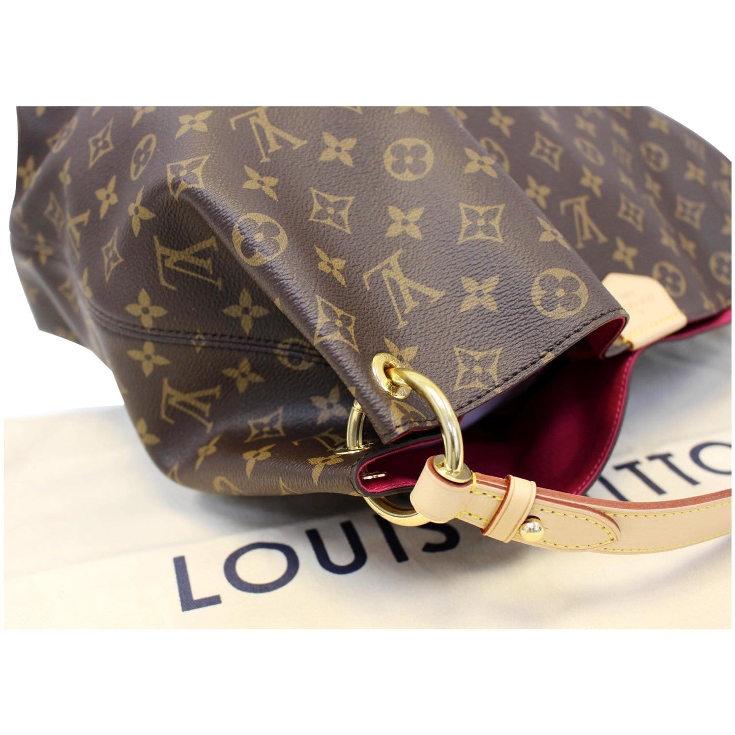 LOUIS VUITTON Graceful MM Monogram Canvas Shoulder Bag