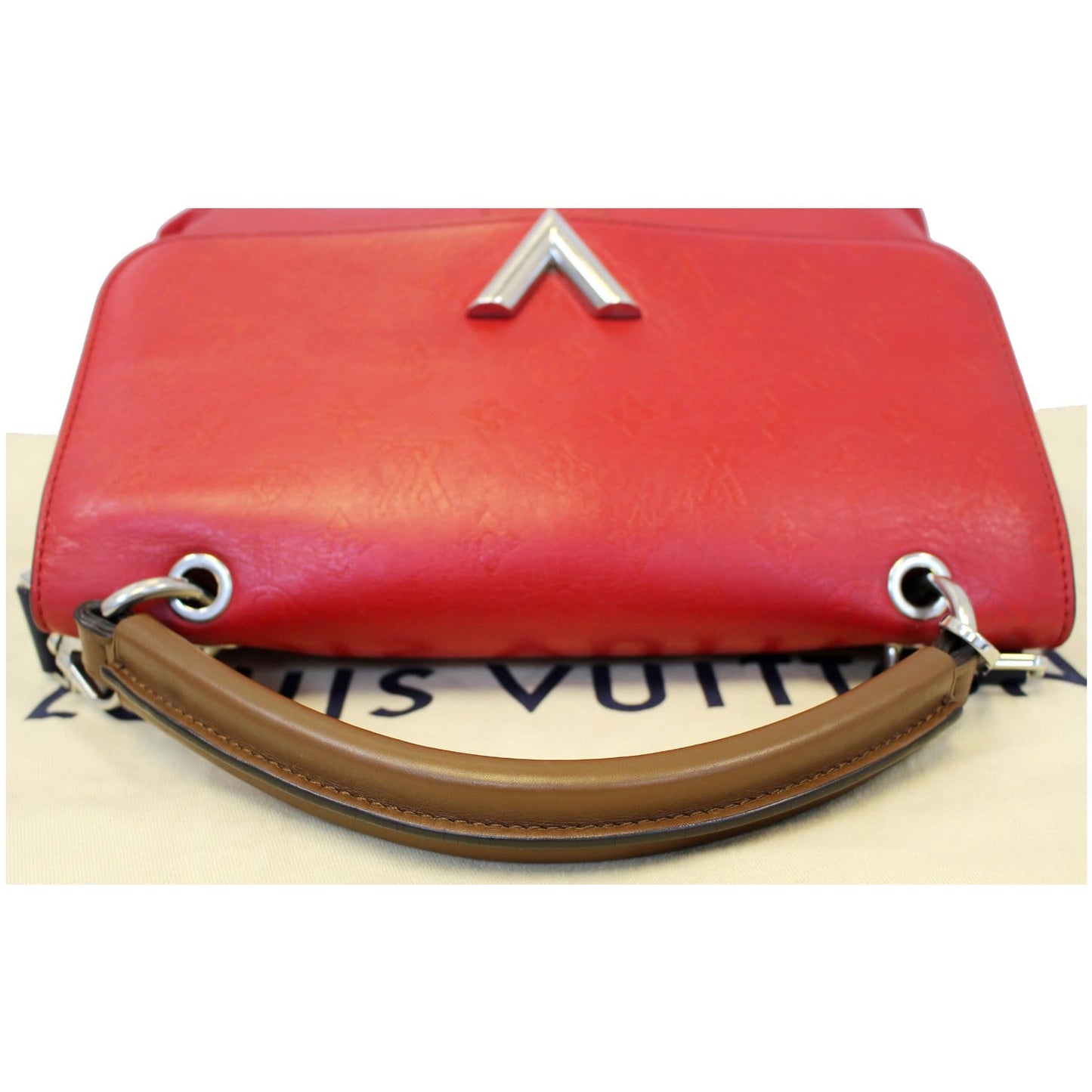 LOUIS VUITTON Very One Handle Monogram Leather Shoulder Bag Rubis - 20% OFF