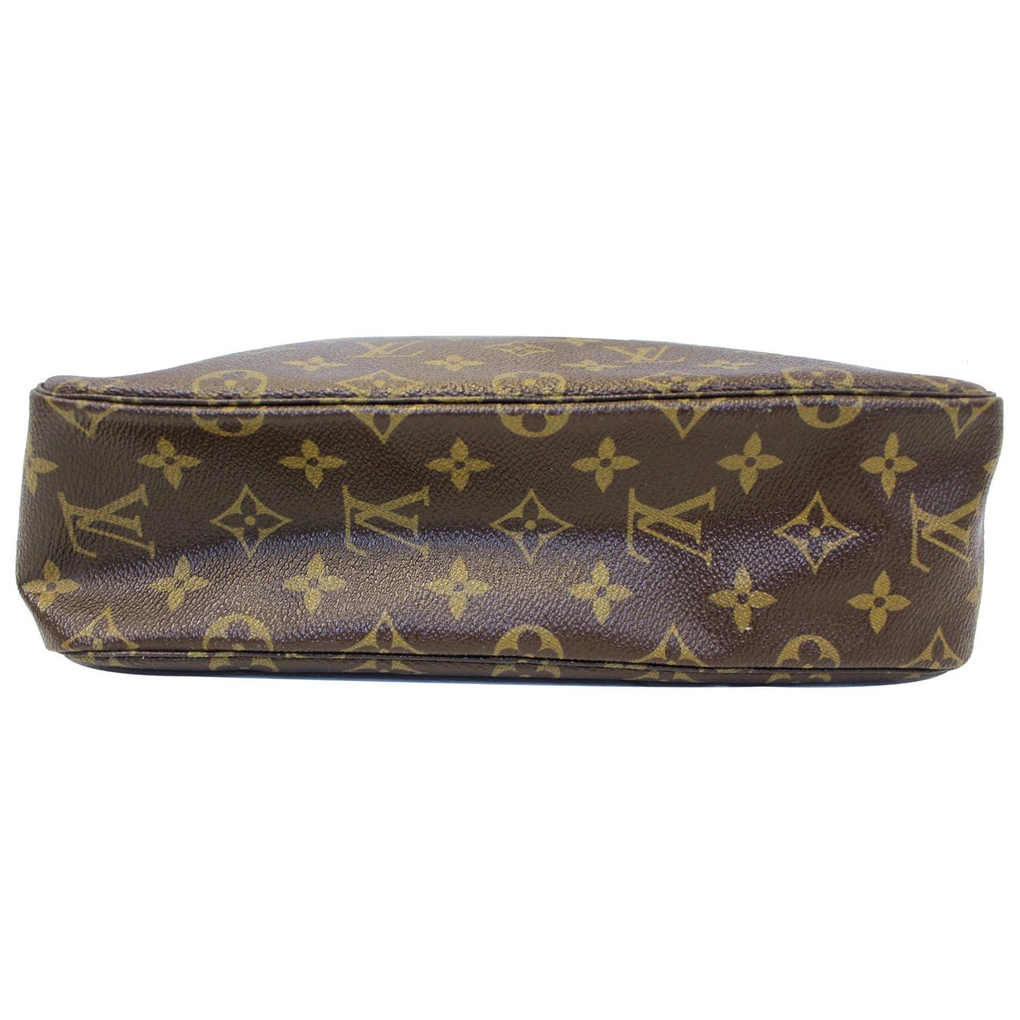 LOUIS VUITTON Trousse Toilette 28 Monogram Canvas Cosmetic Pouch Brown