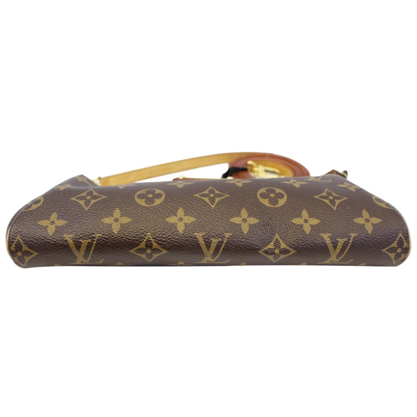 LOUIS VUITTON Pochette Eva Monogram Canvas Clutch Crossbody Bag