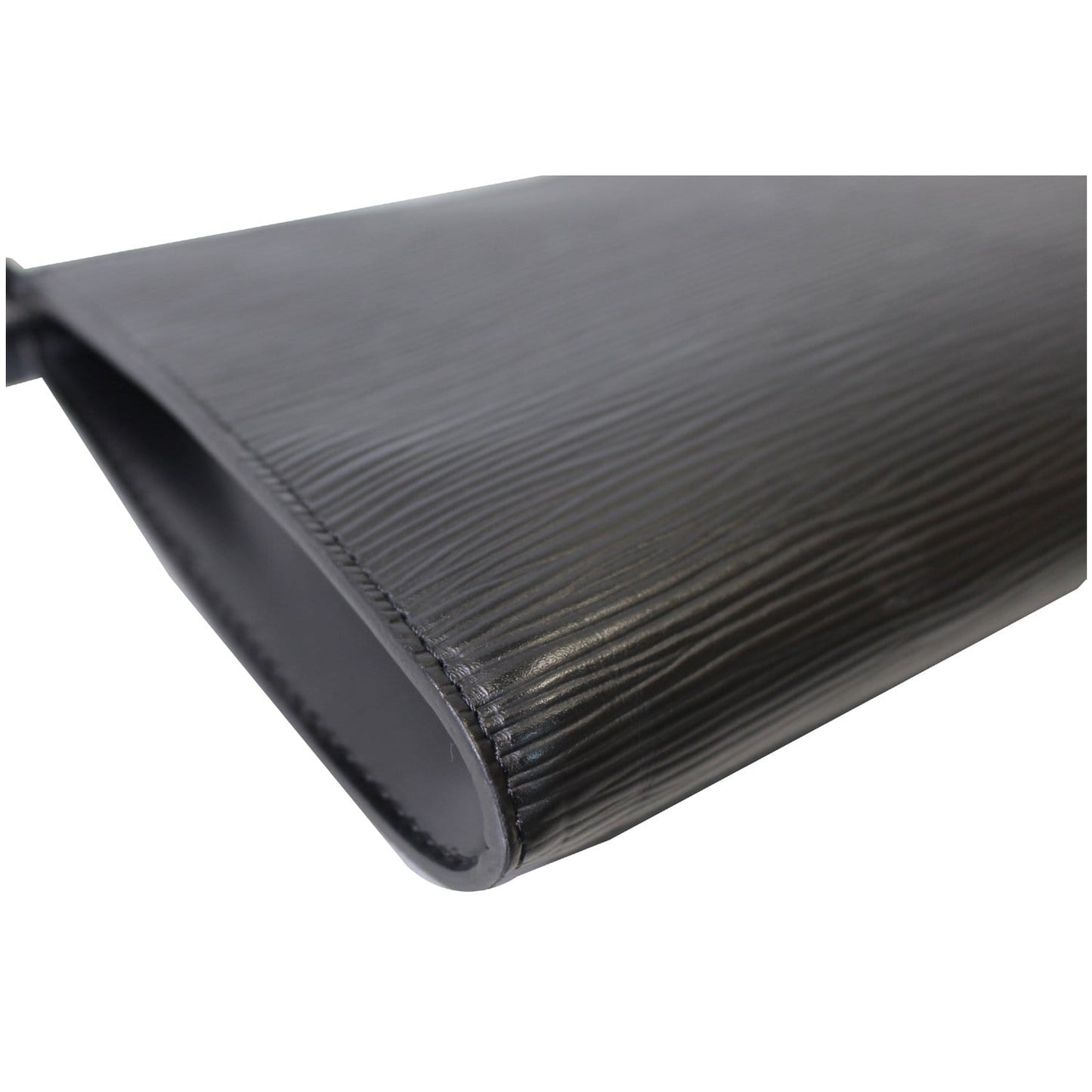LOUIS VUITTON Pochette Accessoires Epi Leather Pouch Black