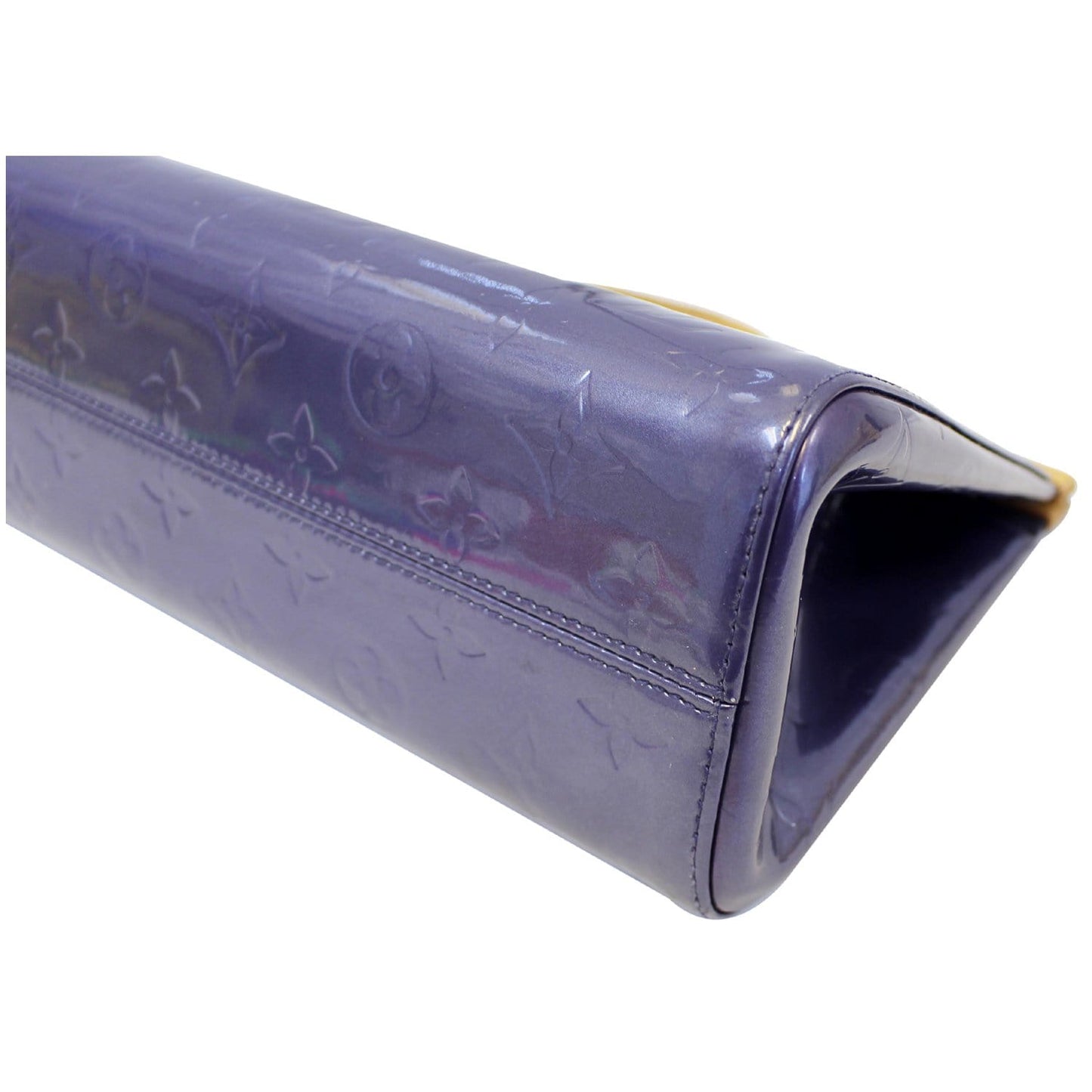 LOUIS VUITTON Roxbury Drive Monogram Vernis Clutch Bag Blue