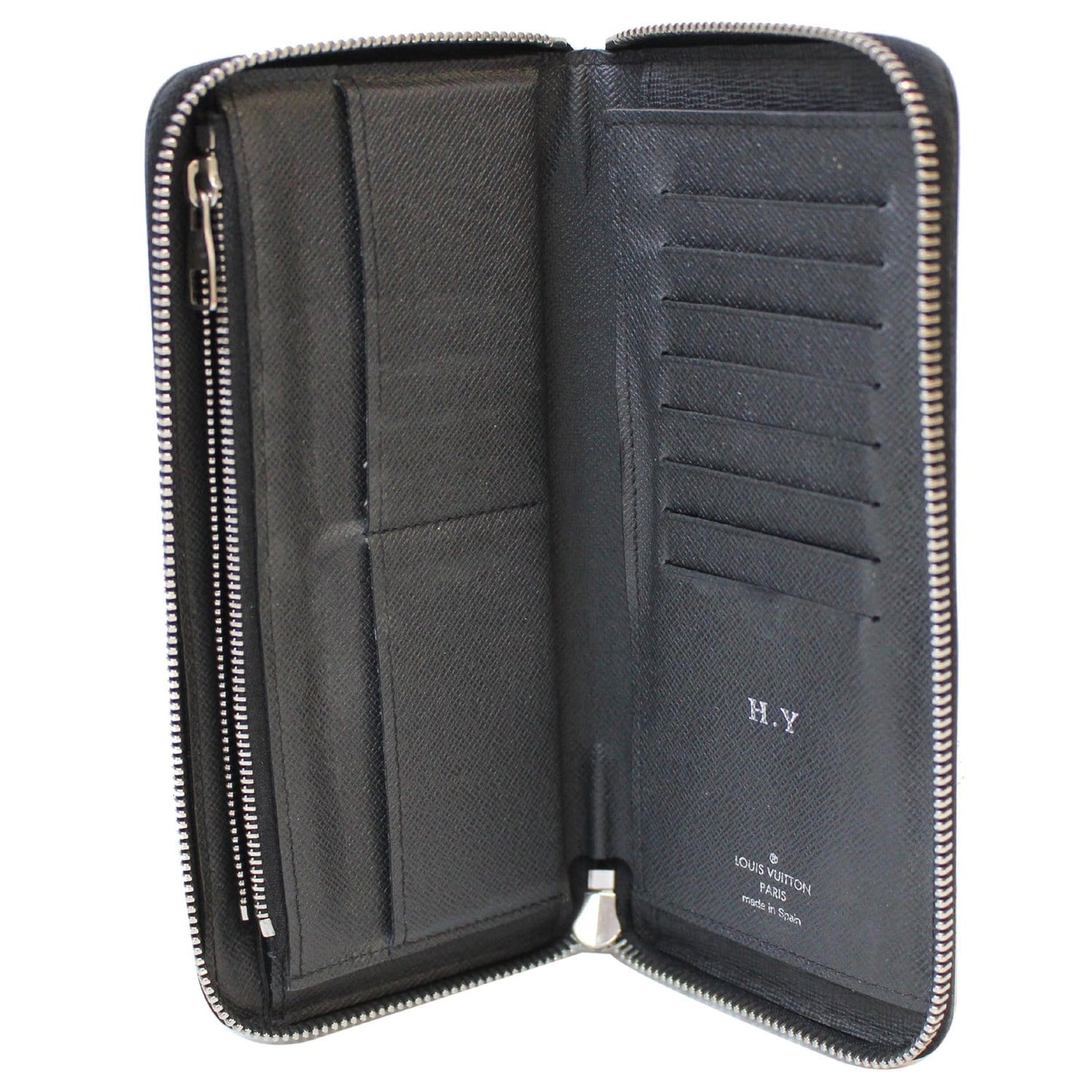 LOUIS VUITTON Zippy Vertical Taiga Long Wallet Ardoise - Last Call
