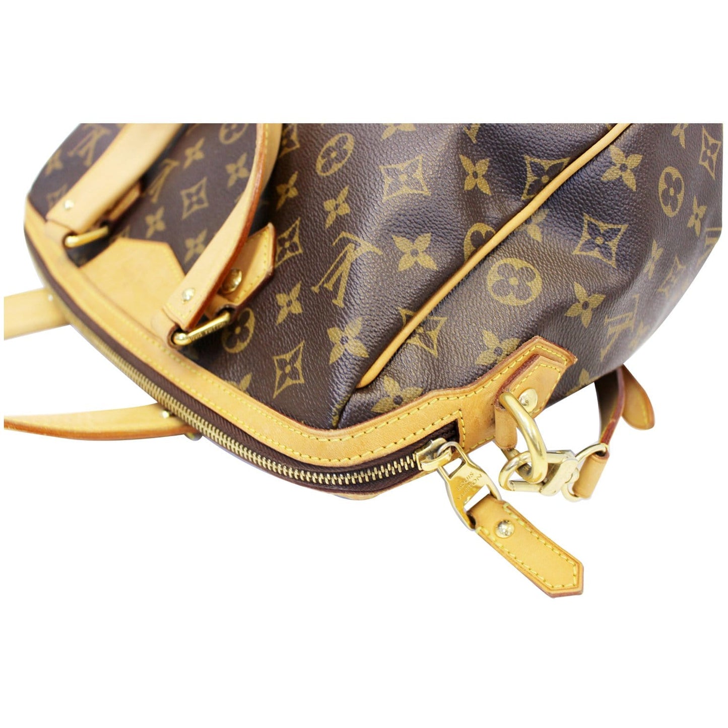 LOUIS VUITTON Retiro PM Monogram Canvas Shoulder Bag Brown