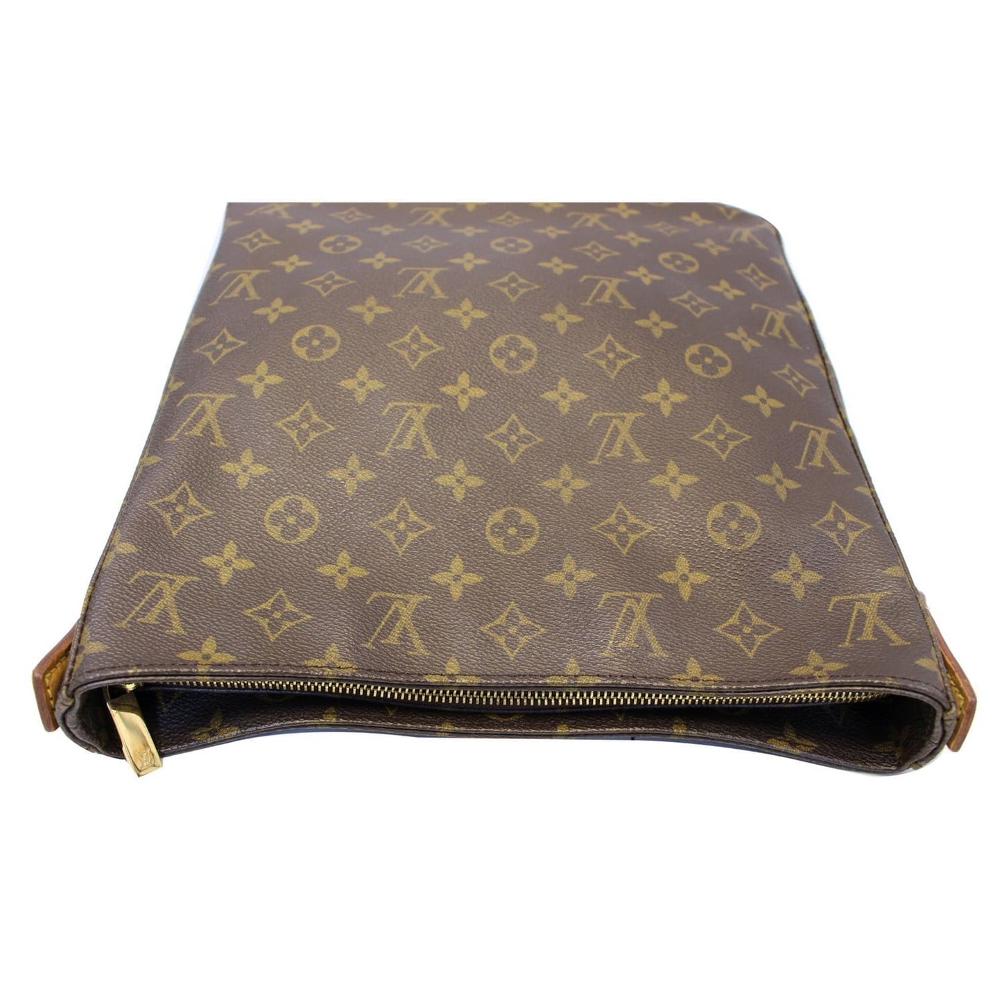 LOUIS VUITTON Monogram Canvas Looping GM Brown Shoulder Bag