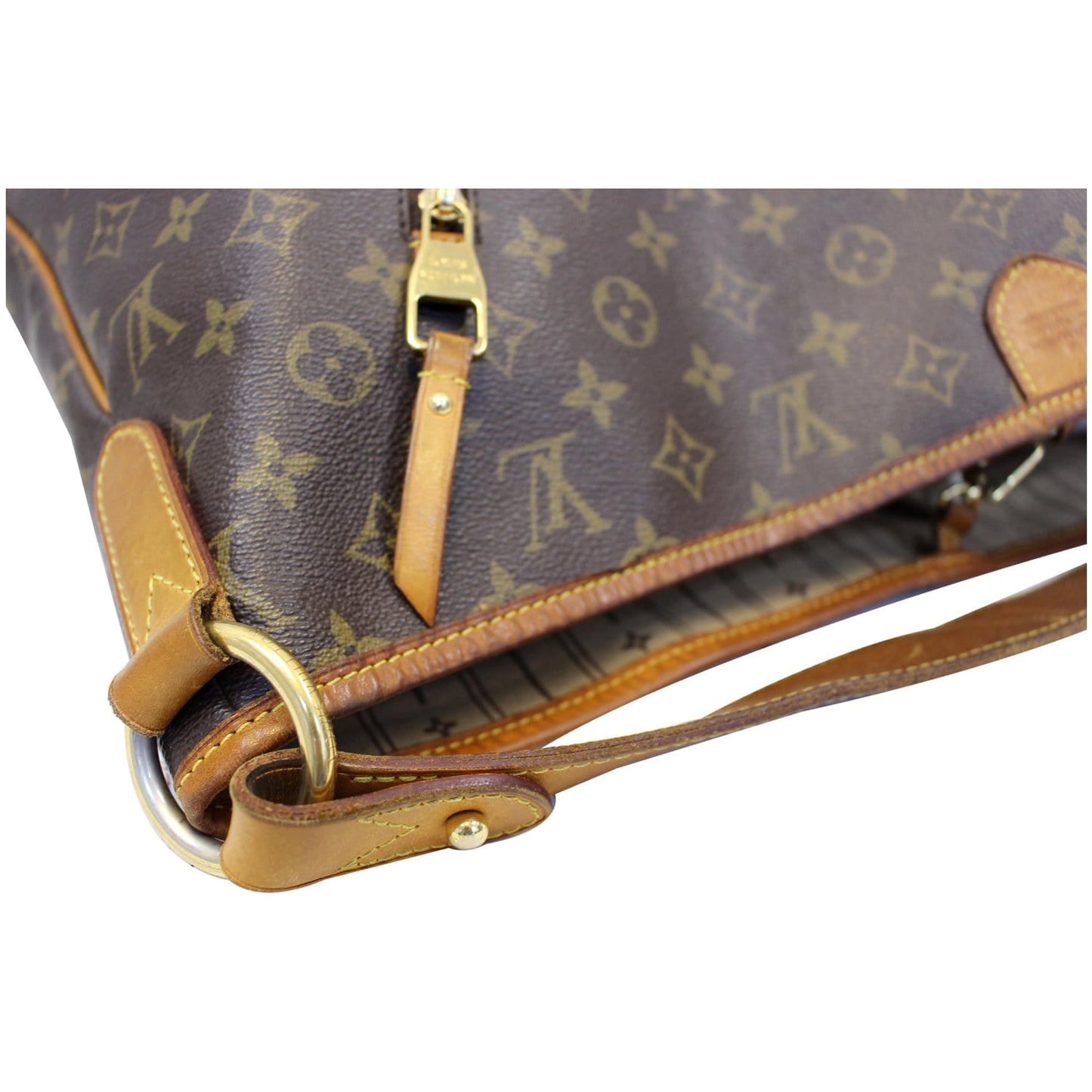 LOUIS VUITTON Delightful GM Monogram Canvas Shoulder Bag Brown