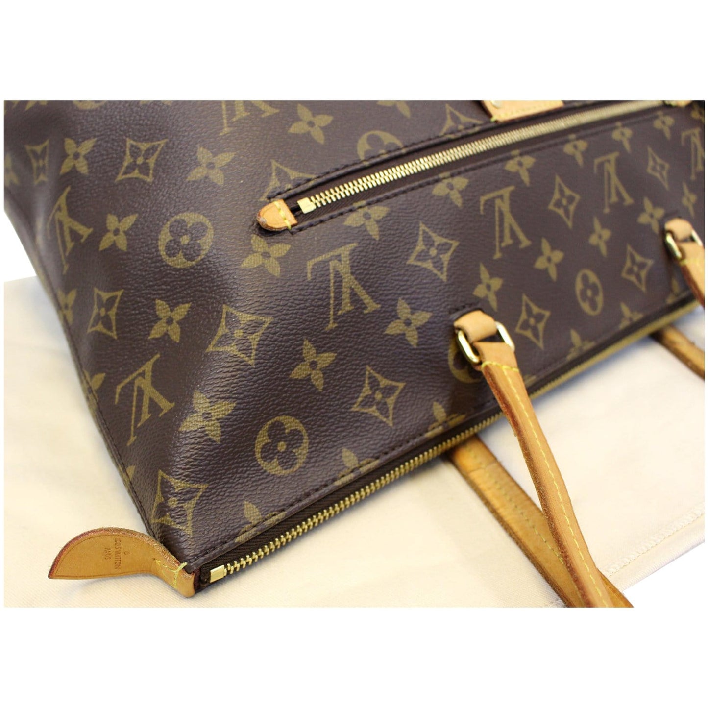 LOUIS VUITTON Iena PM Monogram Canvas Shoulder Bag Brown