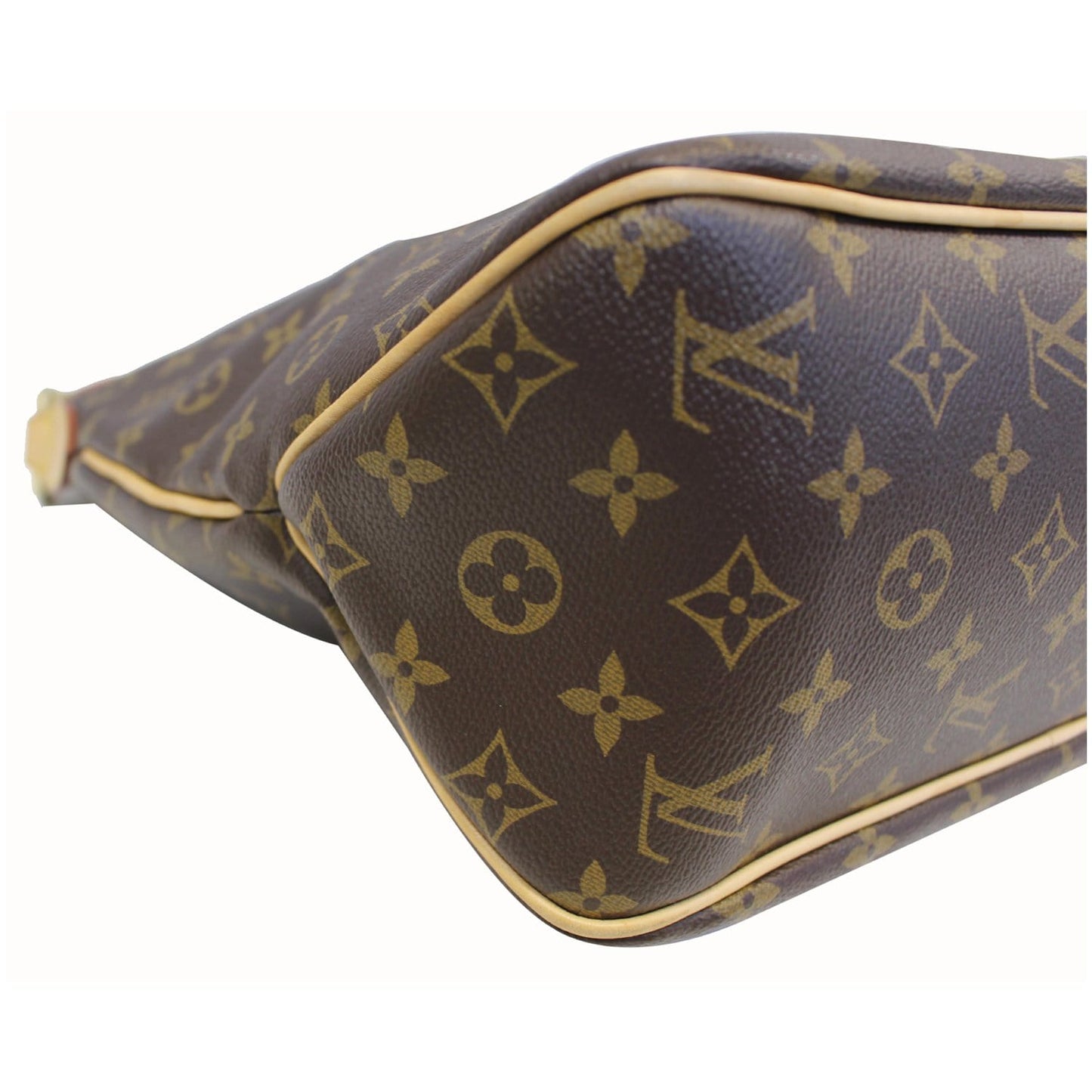 LOUIS VUITTON Delightful MM NM Monogram Canvas Tote Shoulder Bag Brown