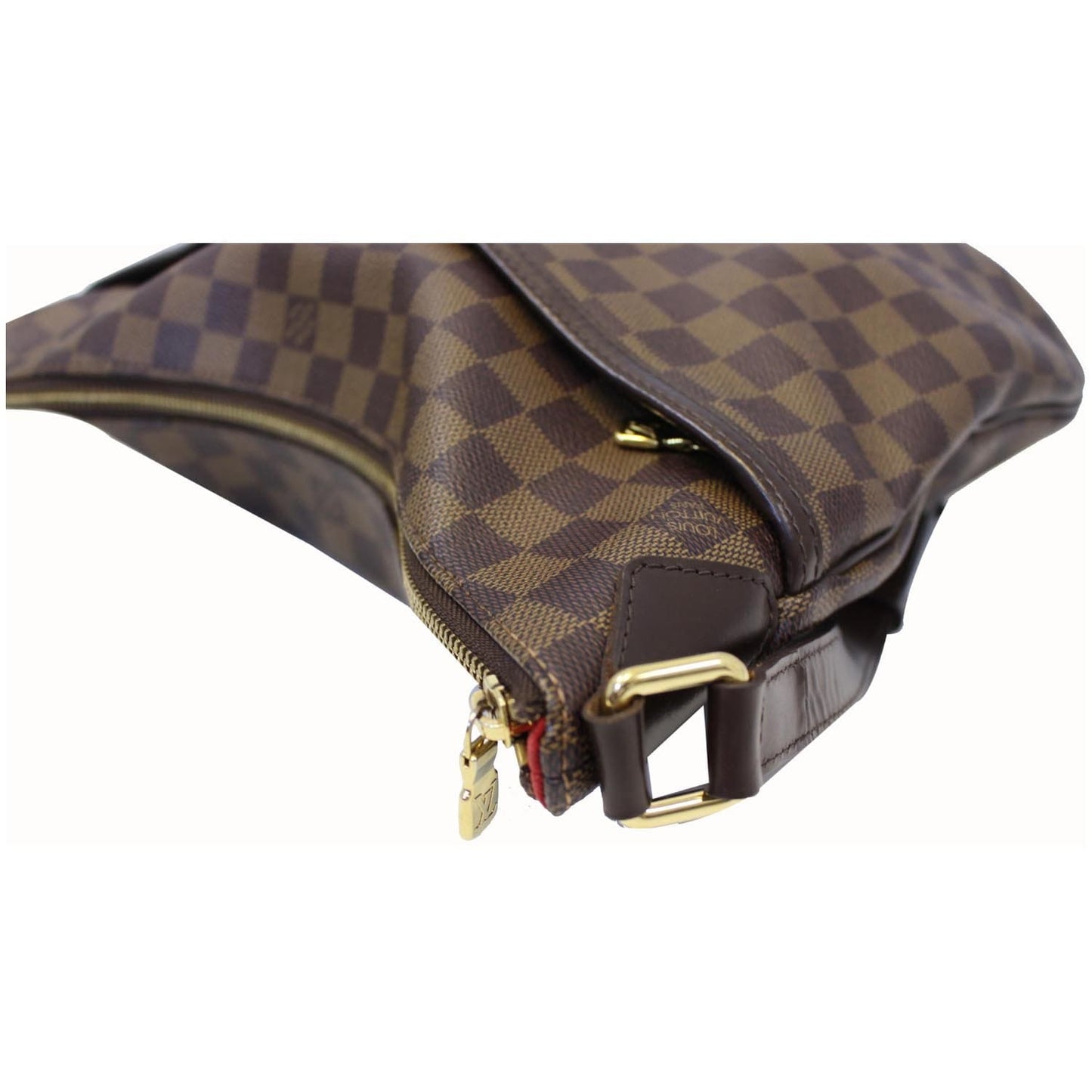 LOUIS VUITTON Bloomsbury GM Damier Ebene Shoulder Crossbody Bag Brown