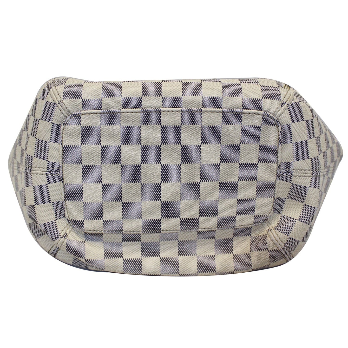 LOUIS VUITTON Salina PM Damier Azur Shoulder Bag White