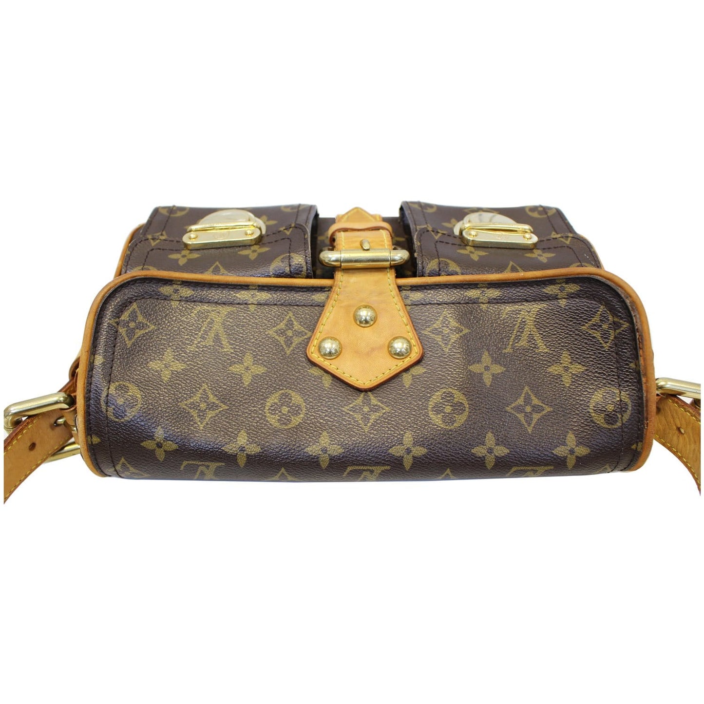 LOUIS VUITTON Monogram Canvas Hudson PM Shoulder Bag