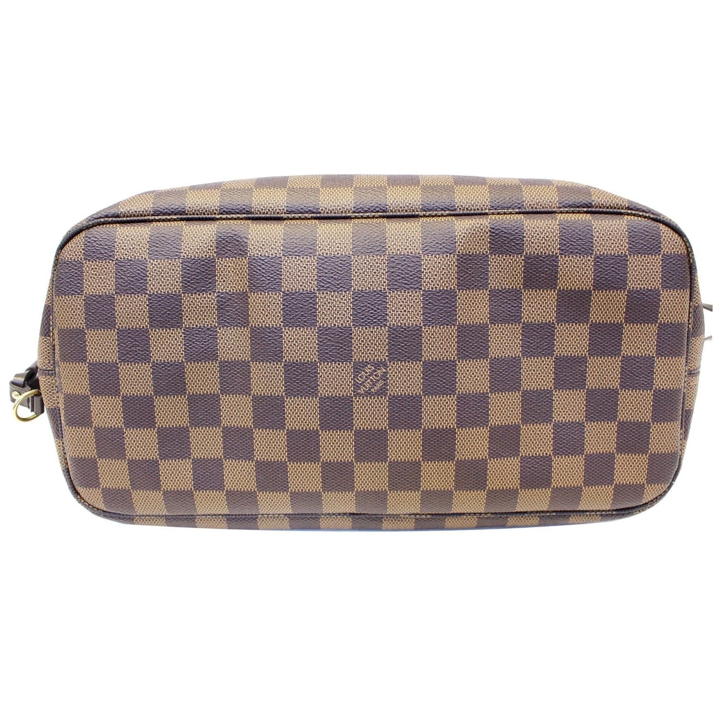LOUIS VUITTON Neverfull MM Damier Ebene Brown Tote Bag