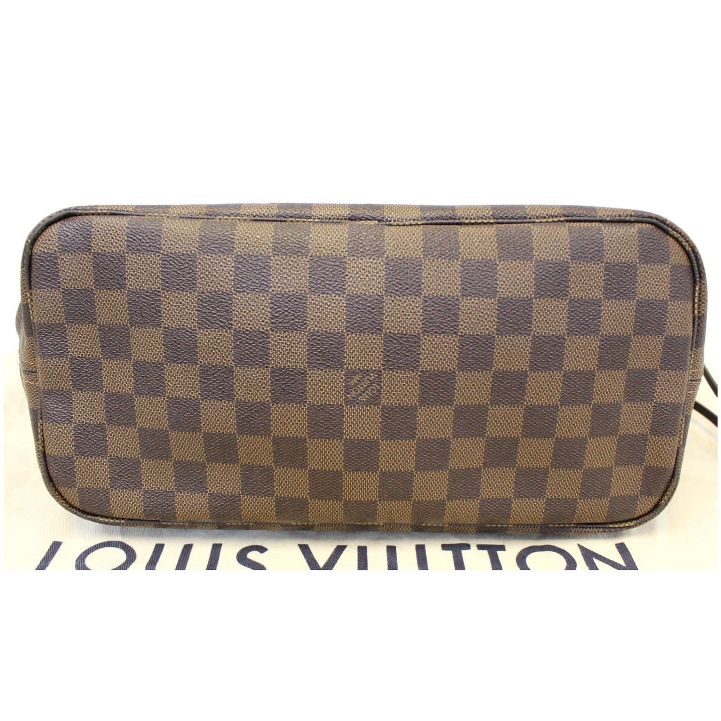 LOUIS VUITTON Neverfull MM Damier Ebene Tote Shoulder Bag