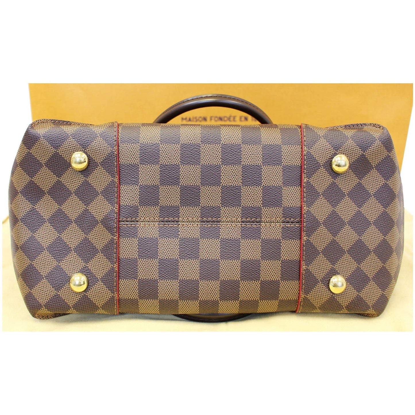 LOUIS VUITTON Caissa MM Damier Ebene Tote Bag - 25% OFF