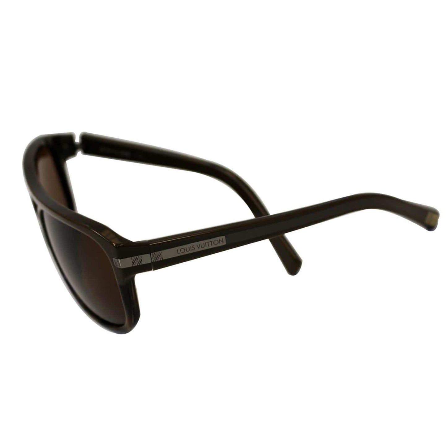 LOUIS VUITTON Possession Pilote Sunglasses Brown Z0315W