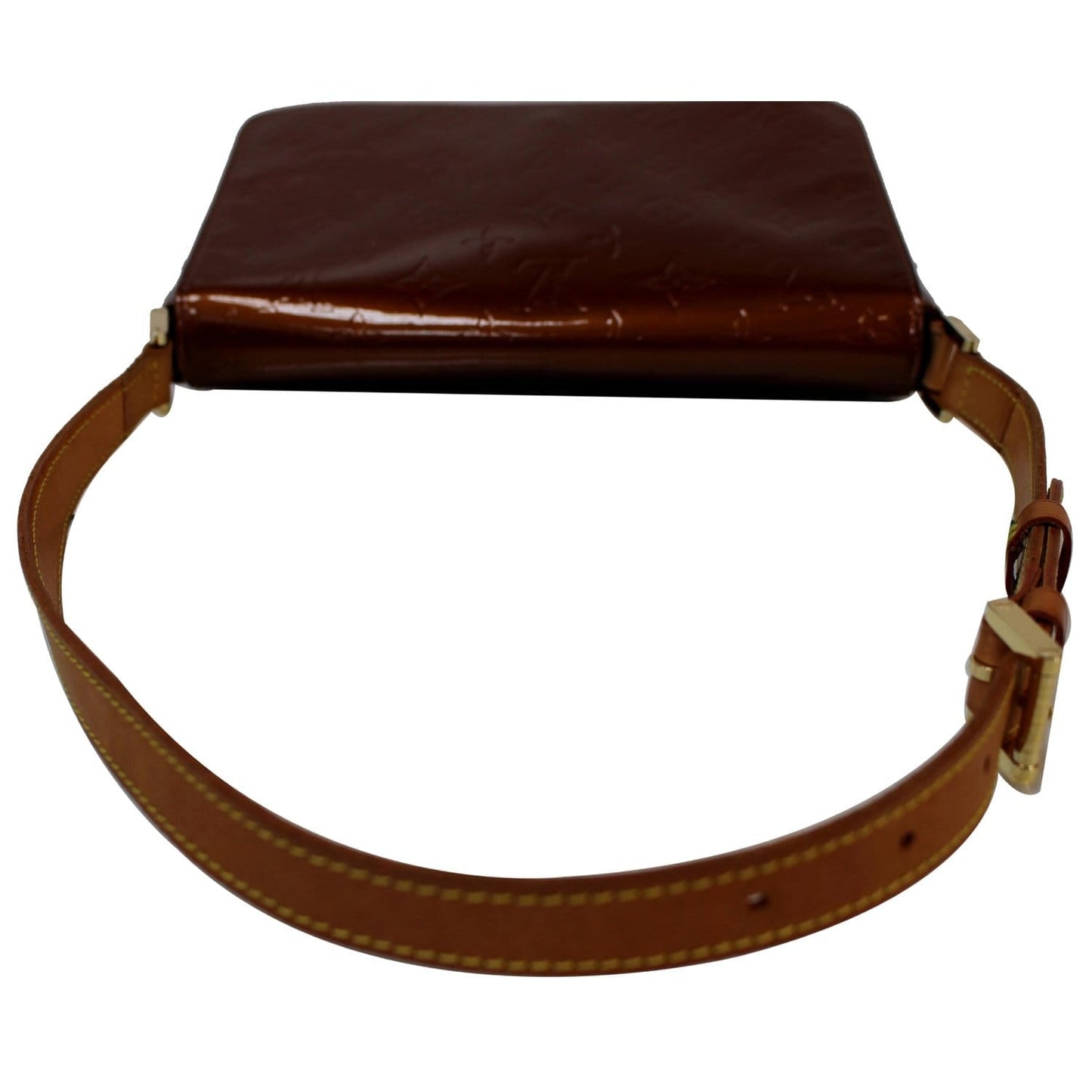 LOUIS VUITTON Thompson Street Monogram Vernis Shoulder Bag Bronze