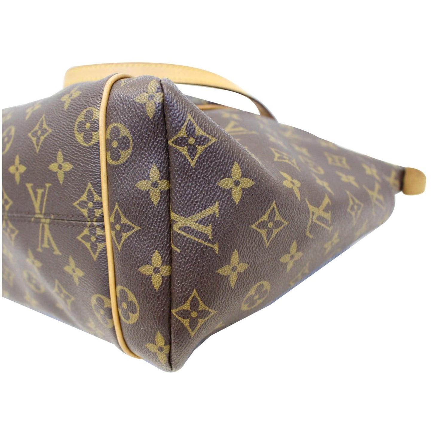 LOUIS VUITTON Totally MM Monogram Canvas Tote Shoulder Bag Brown