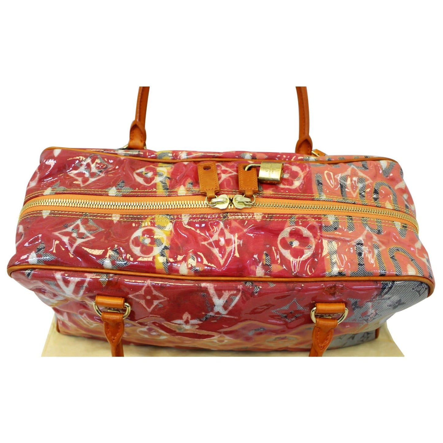 LOUIS VUITTON Weekender PM Monogram Pulp Rose Satchel Bag