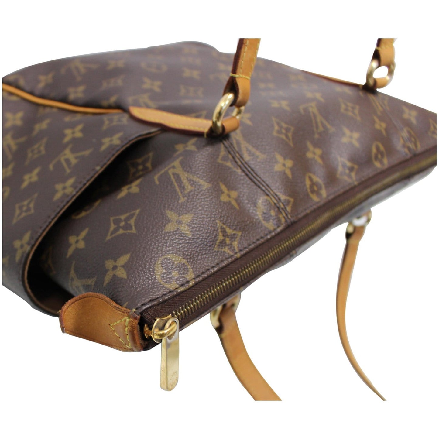LOUIS VUITTON Totally MM Monogram Canvas Shoulder Bag Brown