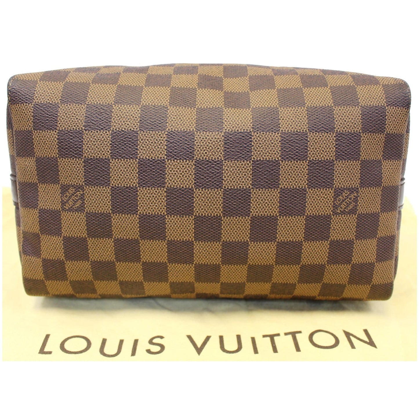 LOUIS VUITTON Speedy 25 Bandouliere Damier Ebene Shoulder Bag Brown
