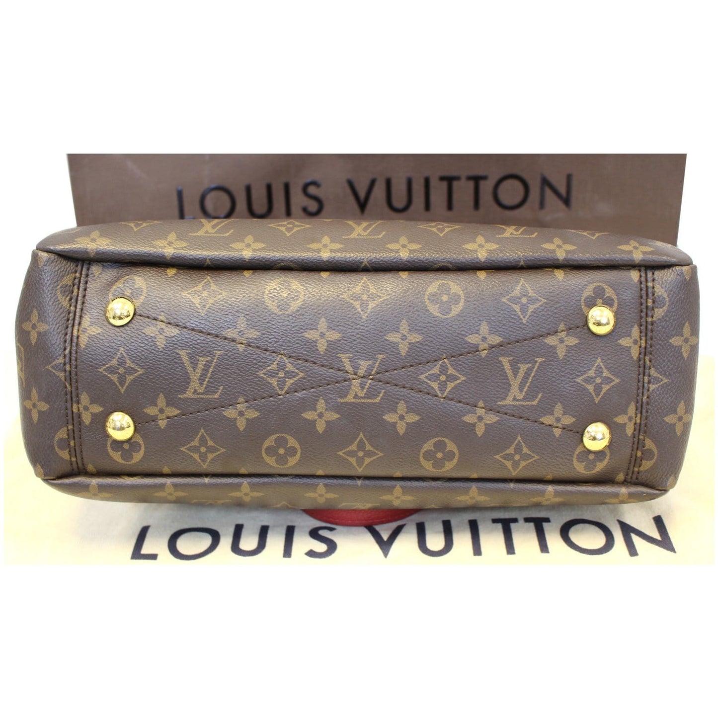LOUIS VUITTON Pallas Chain Shopper Bag Monogram Canvas Cherry - 15% OFF