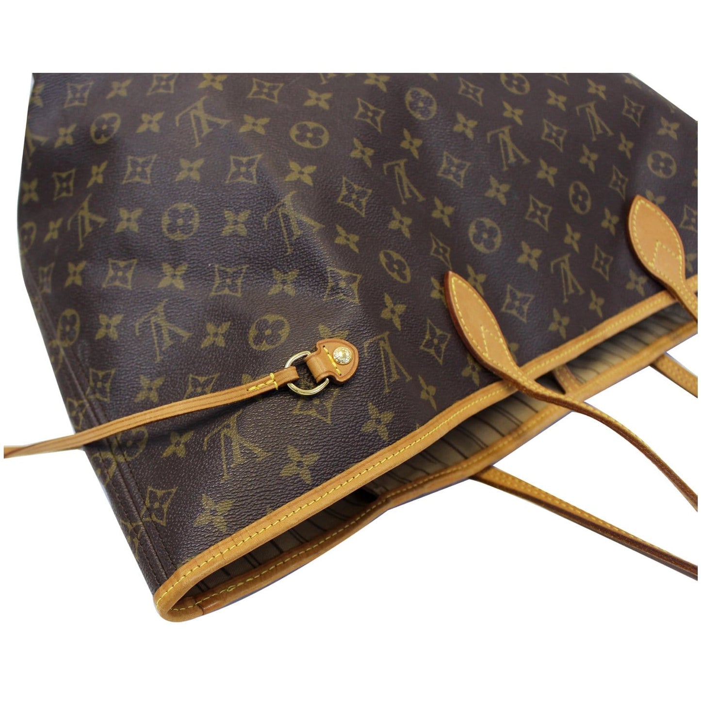 LOUIS VUITTON Neverfull GM Monogram Canvas Tote Shoulder Bag Brown