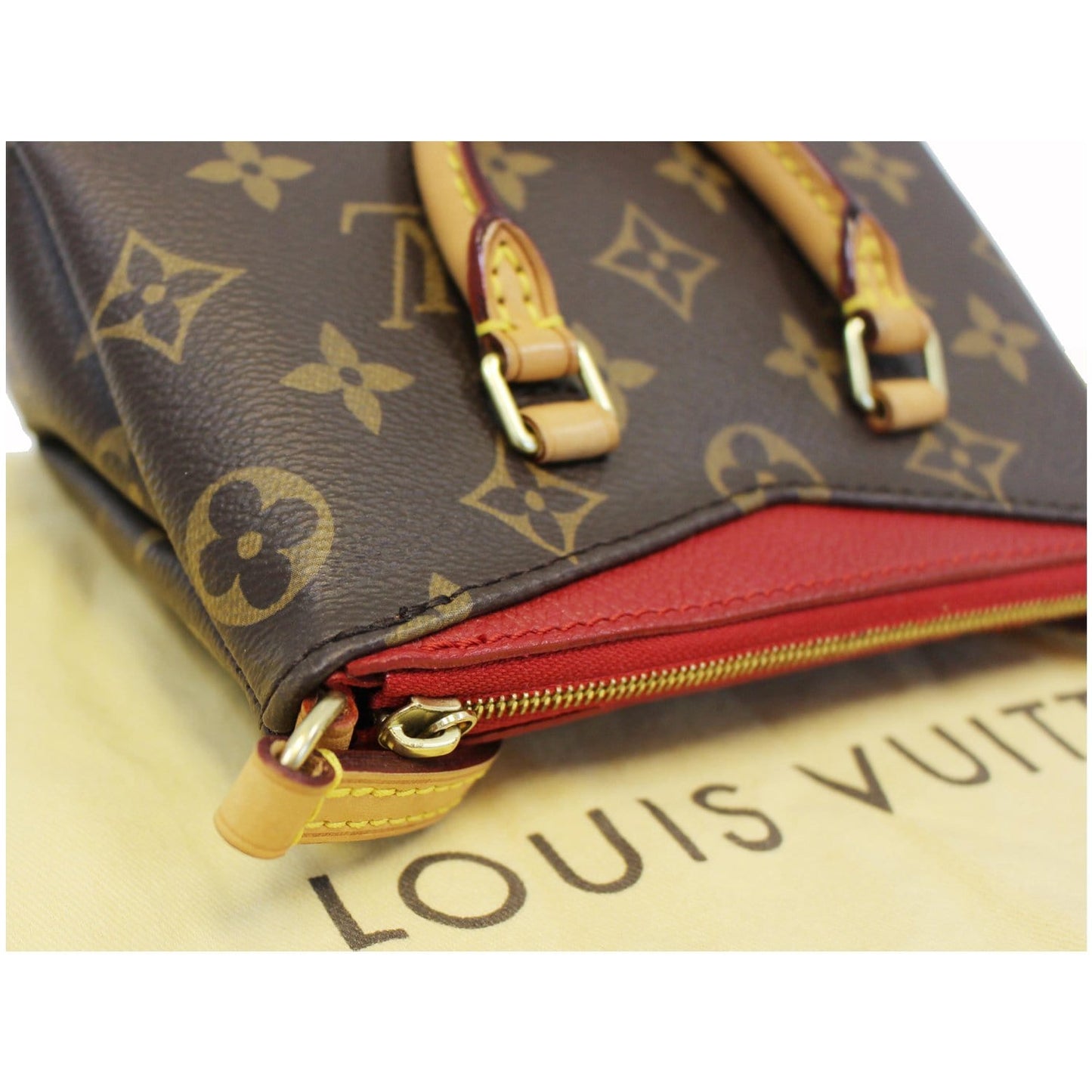 LOUIS VUITTON Nano Pallas Monogram Canvas Shoulder Crossbody Bag Brown - 20% OFF