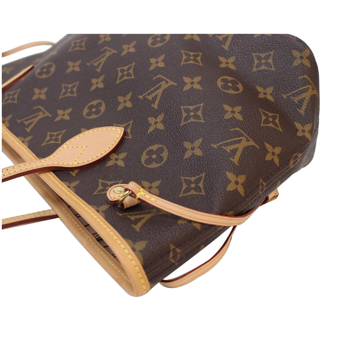 LOUIS VUITTON Neverfull PM Monogram Canvas Shoulder Bag Brown