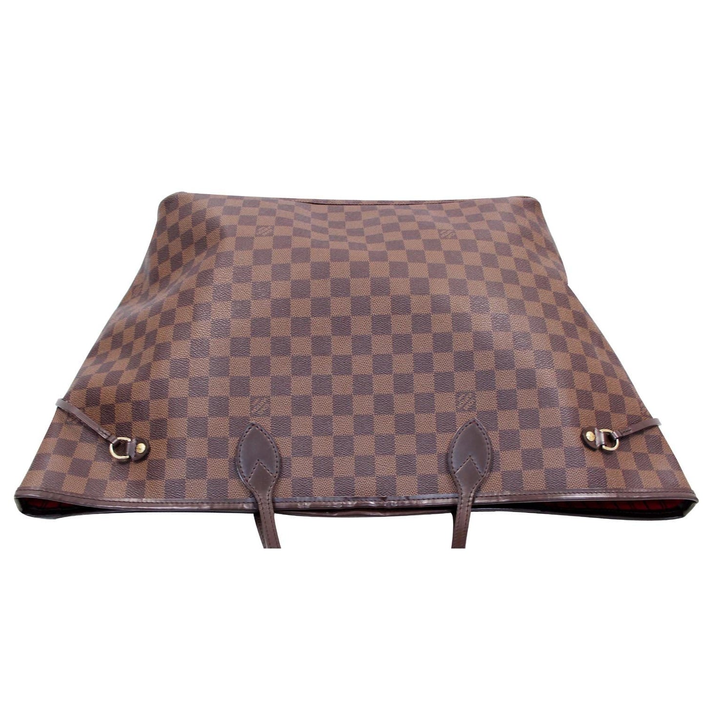 LOUIS VUITTON Neverfull GM Damier Ebene Tote Shoulder Bag Brown