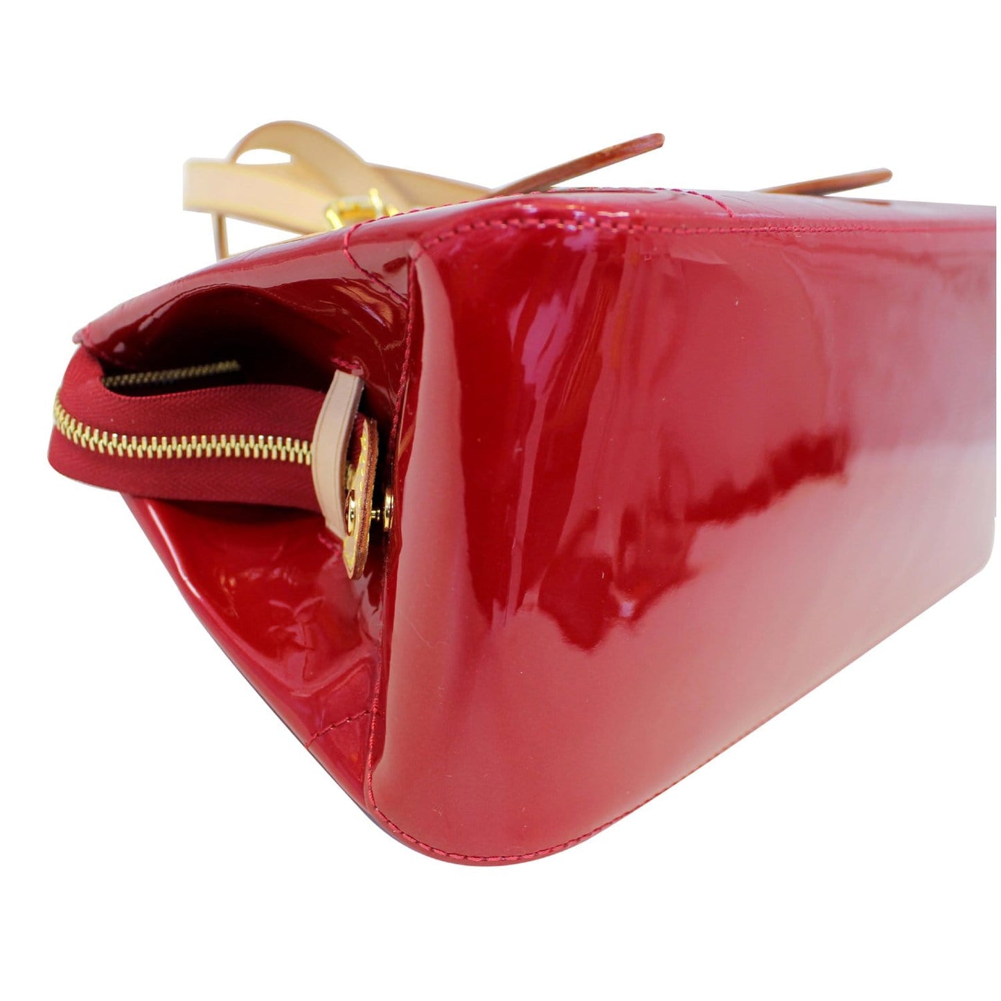LOUIS VUITTON Rosewood Monogram Vernis Shoulder Bag Pomme D Amour