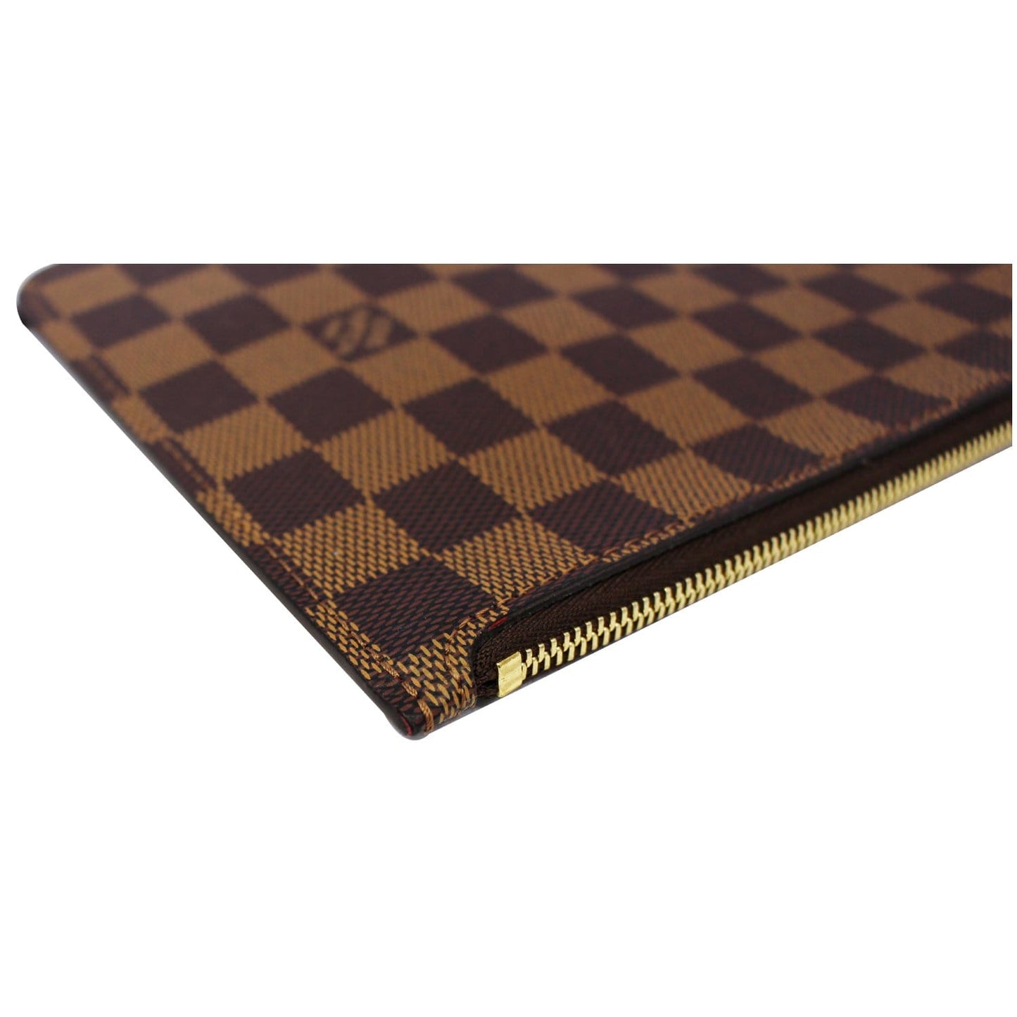LOUIS VUITTON Pochette Wristlet Pouch Damier Ebene Neverfull MM