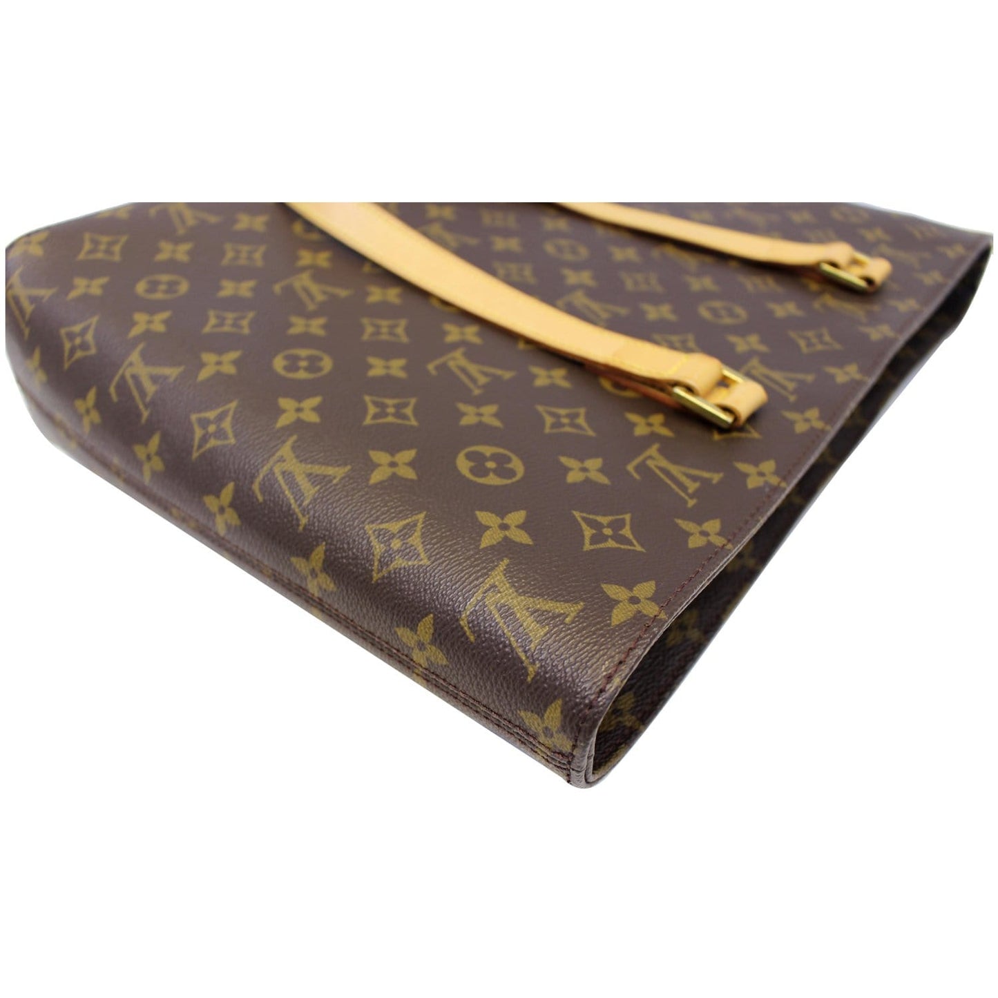 LOUIS VUITTON Luco Monogram Canvas Tote Bag Brown