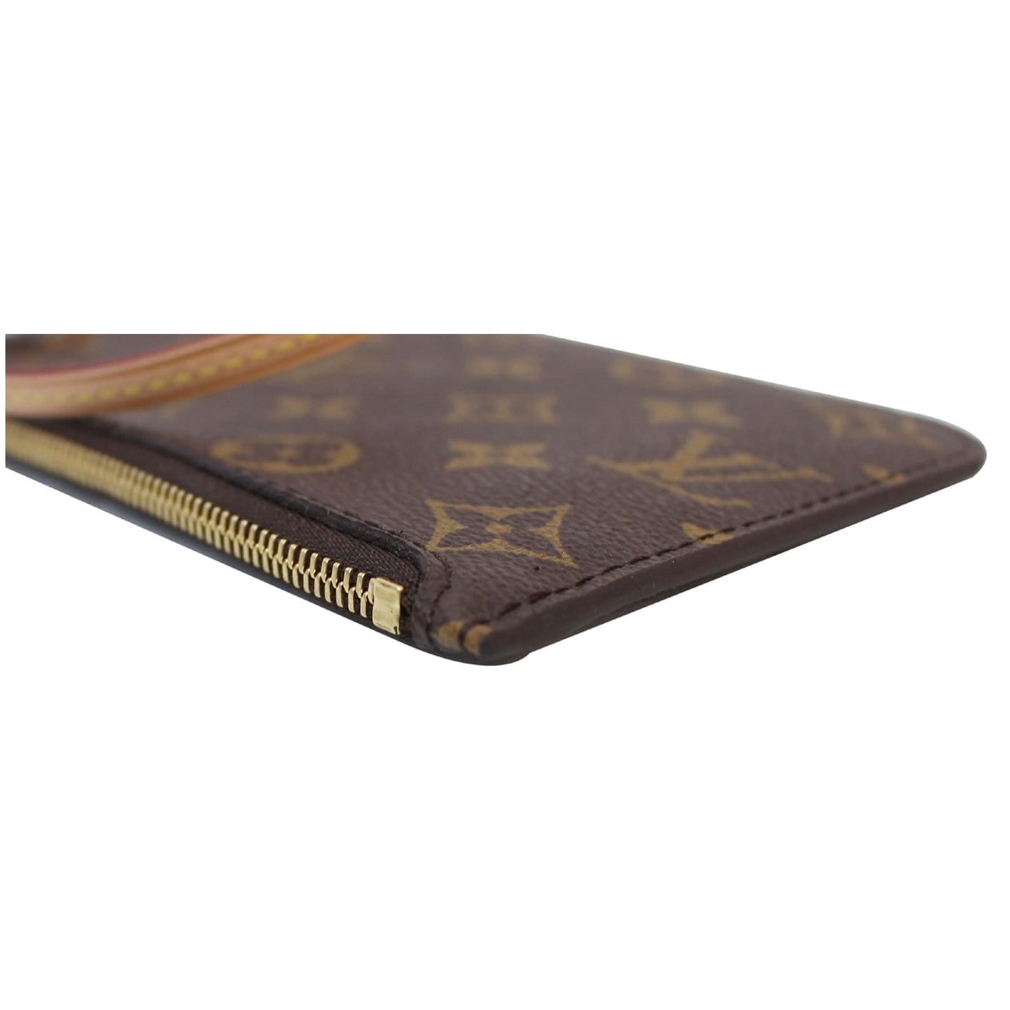 LOUIS VUITTON Pochette Wristlet Pouch Monogram Neverfull PM Brown