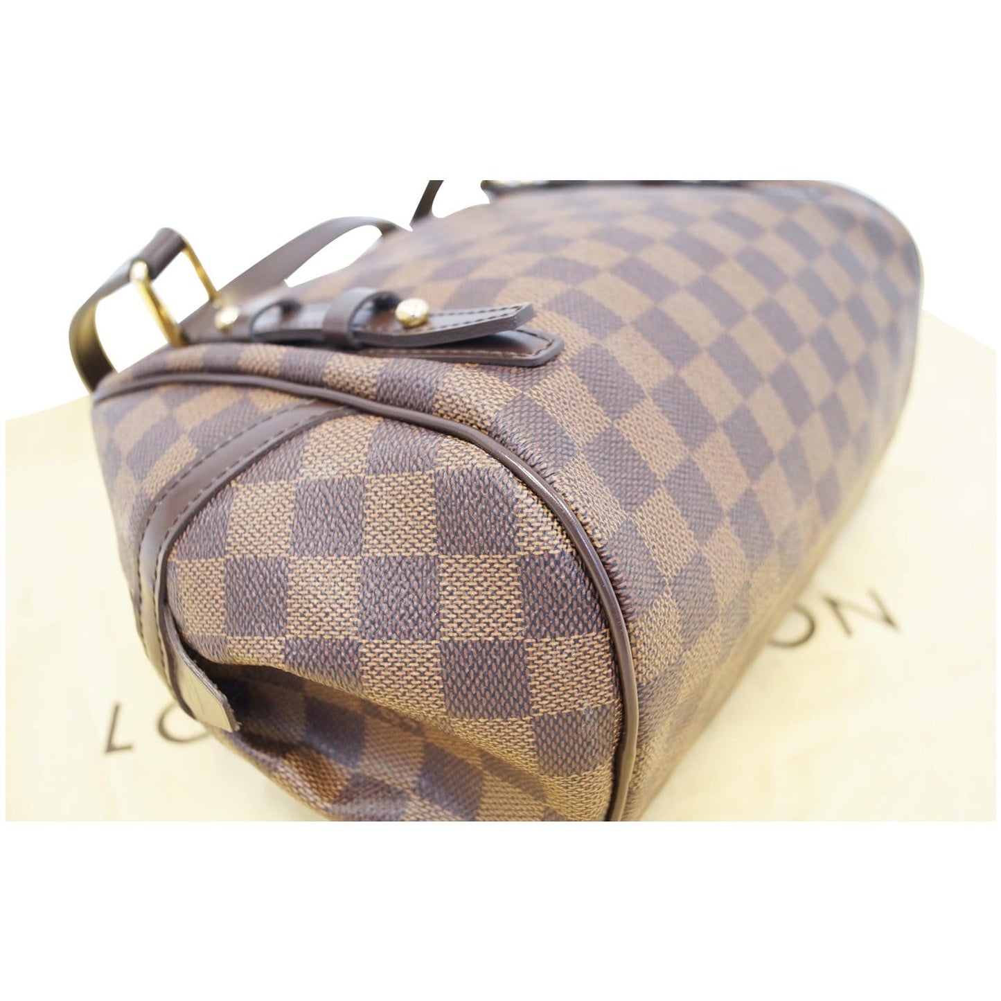 LOUIS VUITTON Rivington PM Damier Ebene Shoulder Bag Brown - 25% OFF